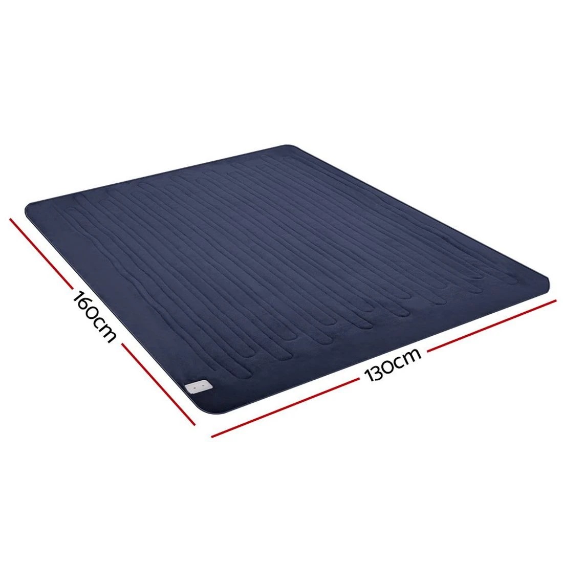 8 Giselle Electric Throw Rug Heated Blanket Fleece - Blue, 8 of 10