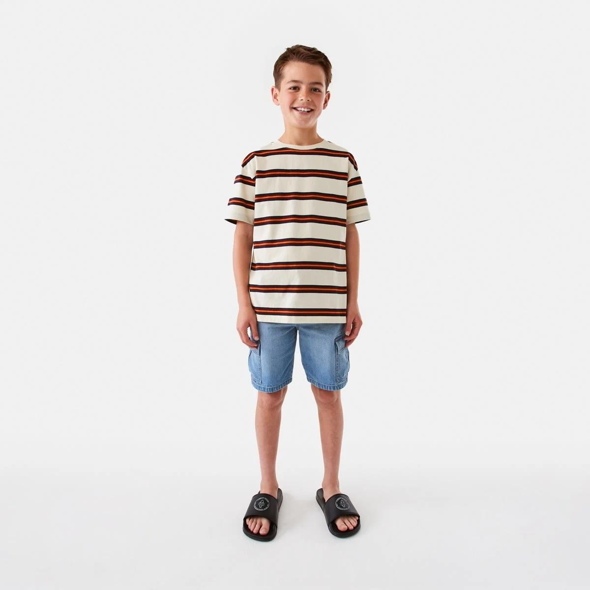 5 Short Sleeve Stripe T-shirt Bge Rtrstr, 5 of 8