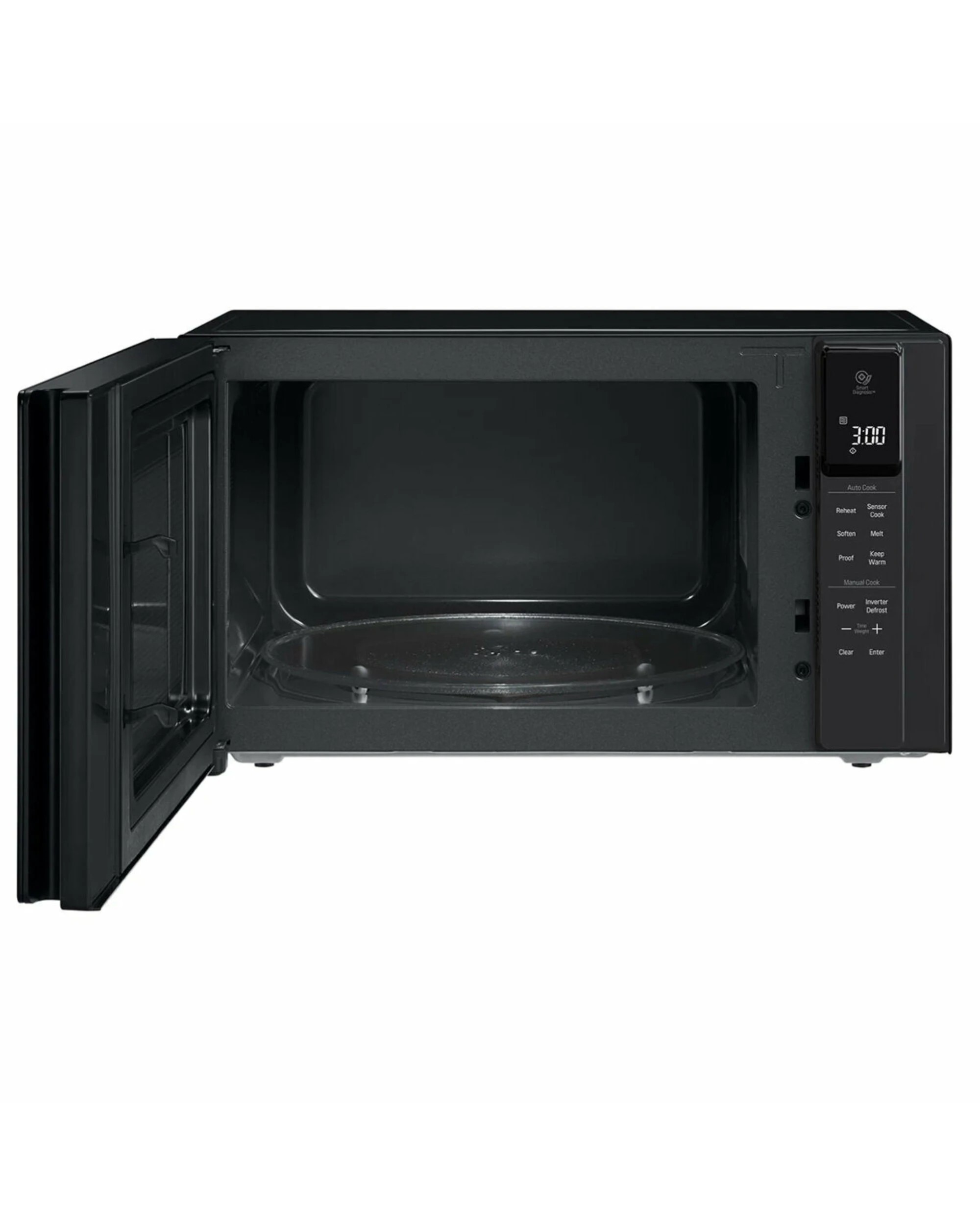 2 Lg 42L Neochef Smart Inverter 1200W Black Microwave Oven, 2 of 5
