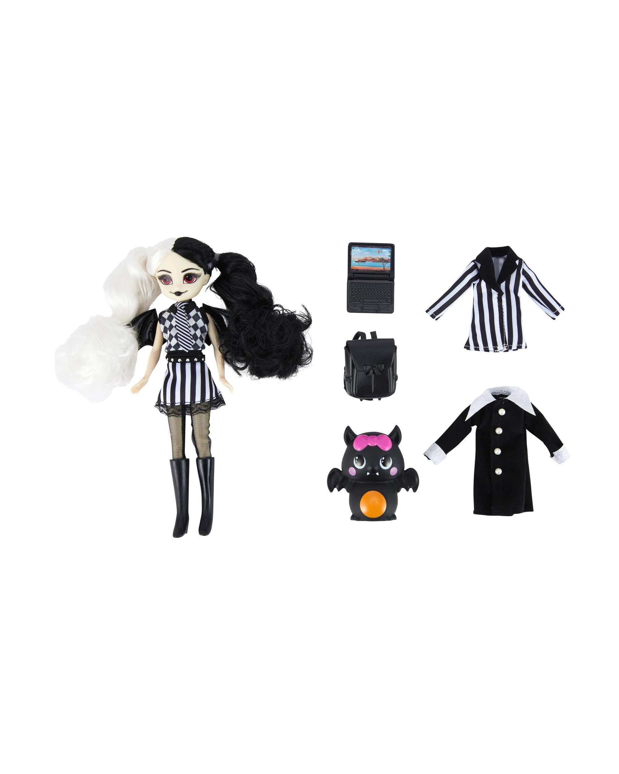 2 Dark Academy Doll Playset - Cat, 2 of 7