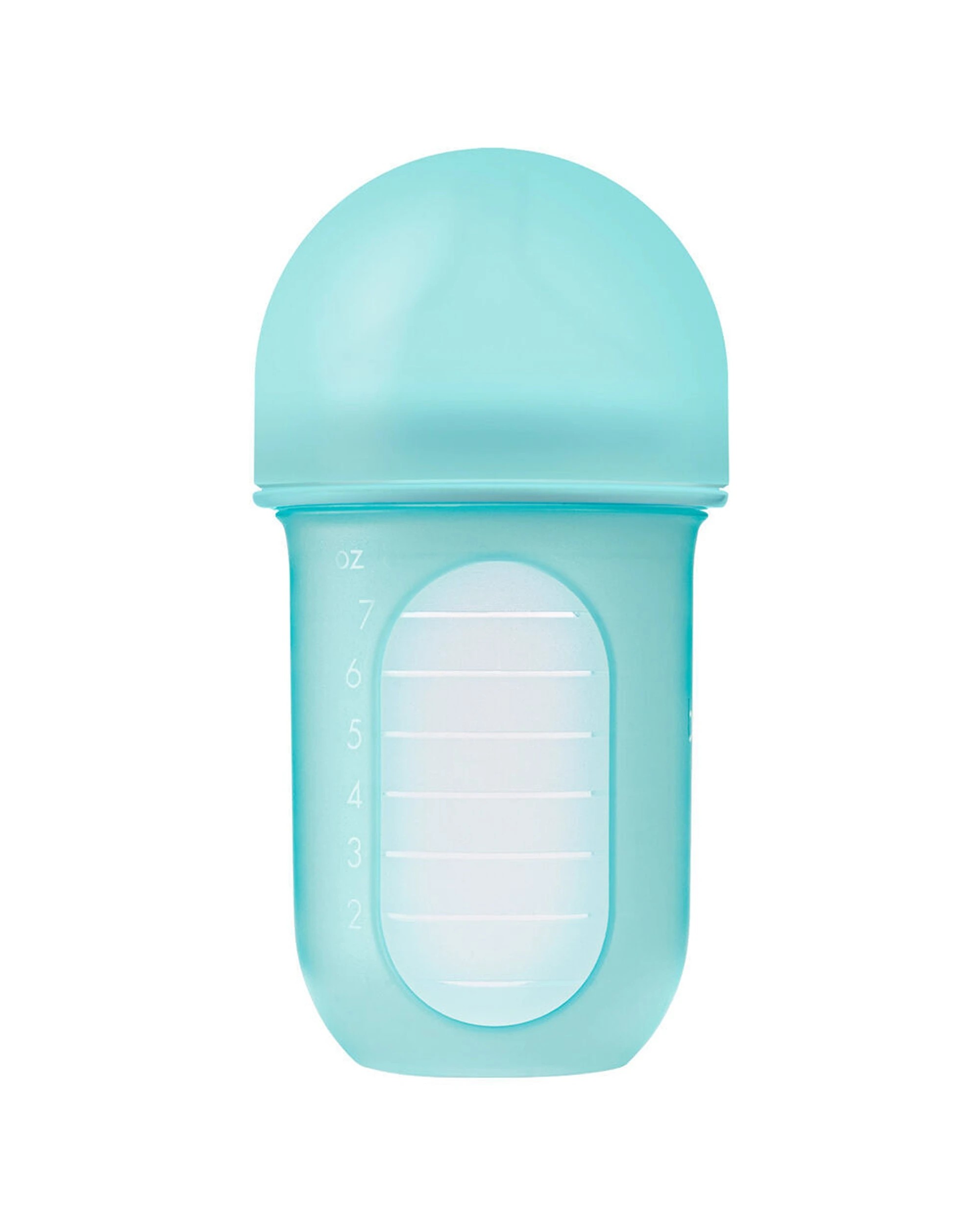 7 Boon 2x 3pc Nursh Collapsible Silicon Baby Bottle Blue 237ml - Multi, 7 of 8