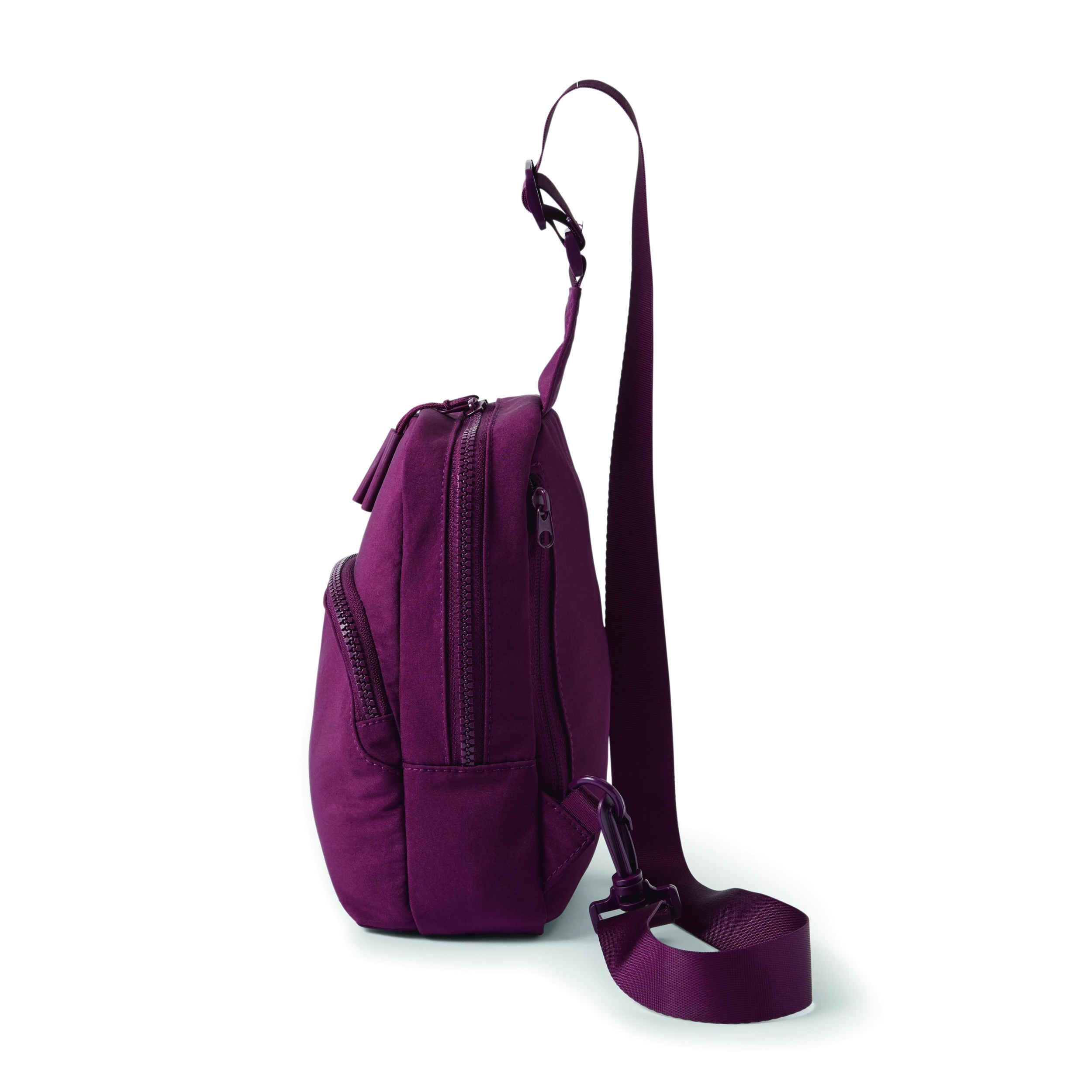 6 Travel Sling Bag - Burgundy, 6 of 10