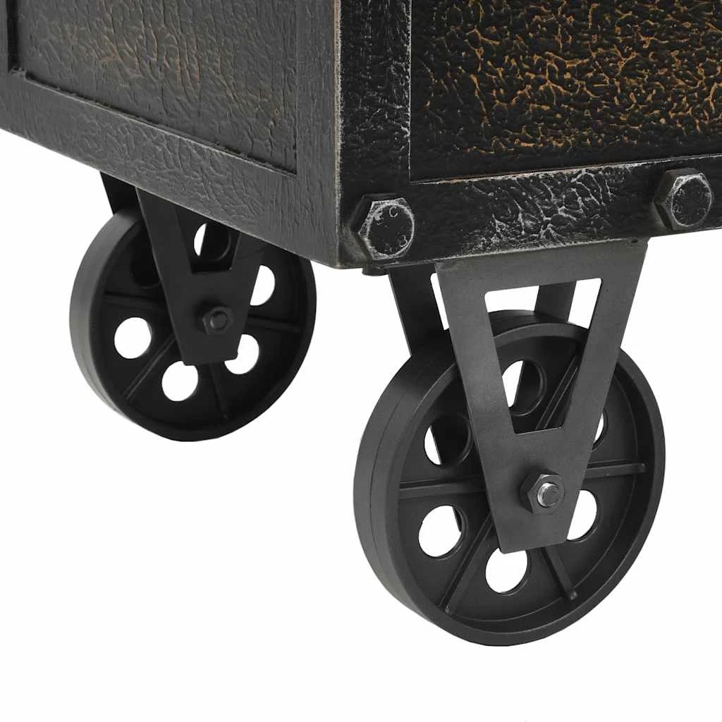 8 Vidaxl Storage Bench Pouffe - Brown, 8 of 9