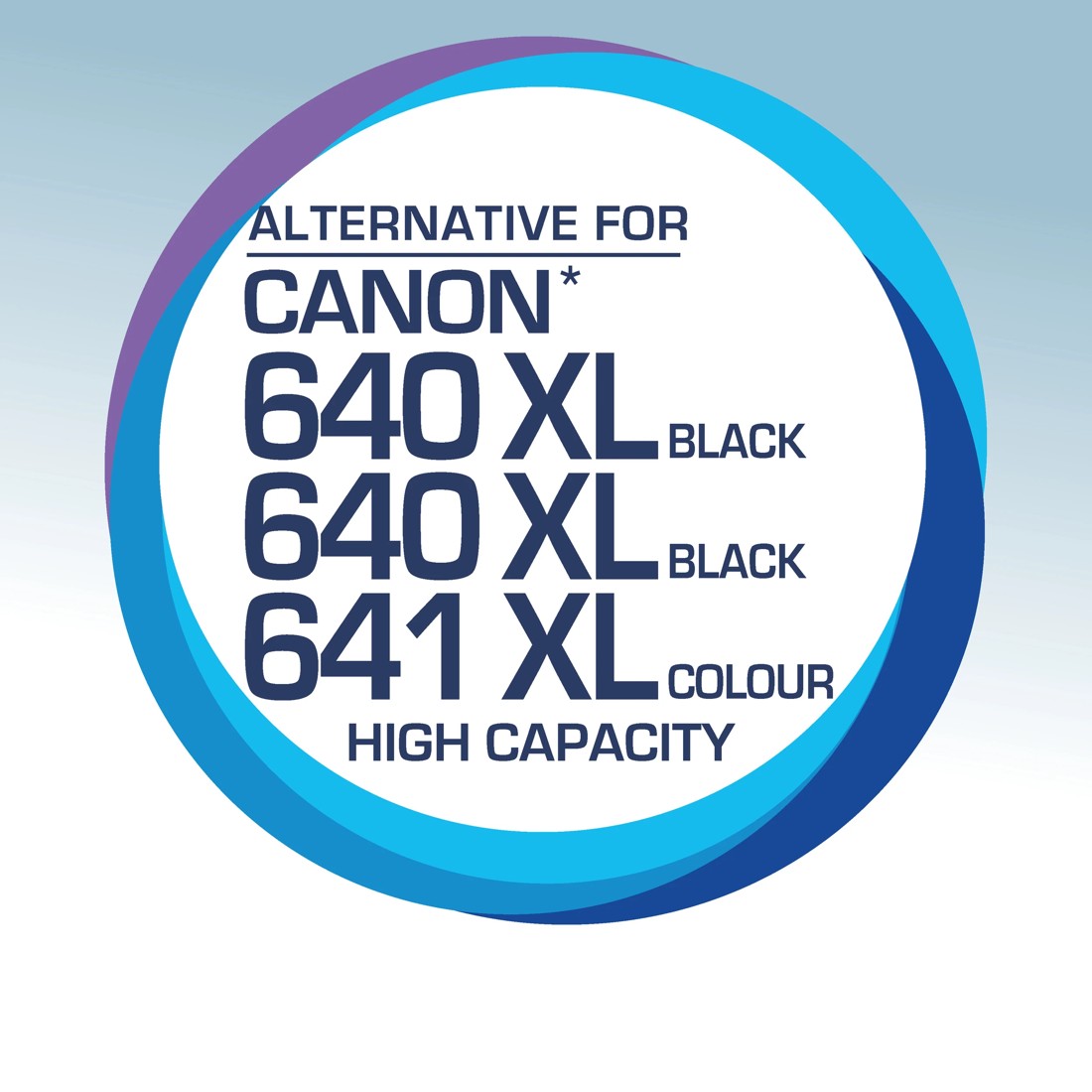 2 3 Pack Calidad Canon 640 XL (x2) and 641 XL Value, 2 of 7
