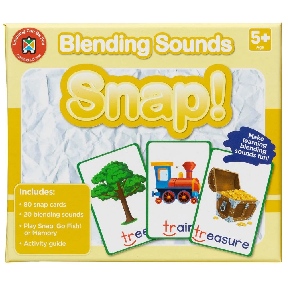1 Learning Can Be Fun Blending Sounds Flashcards, 1 of 2