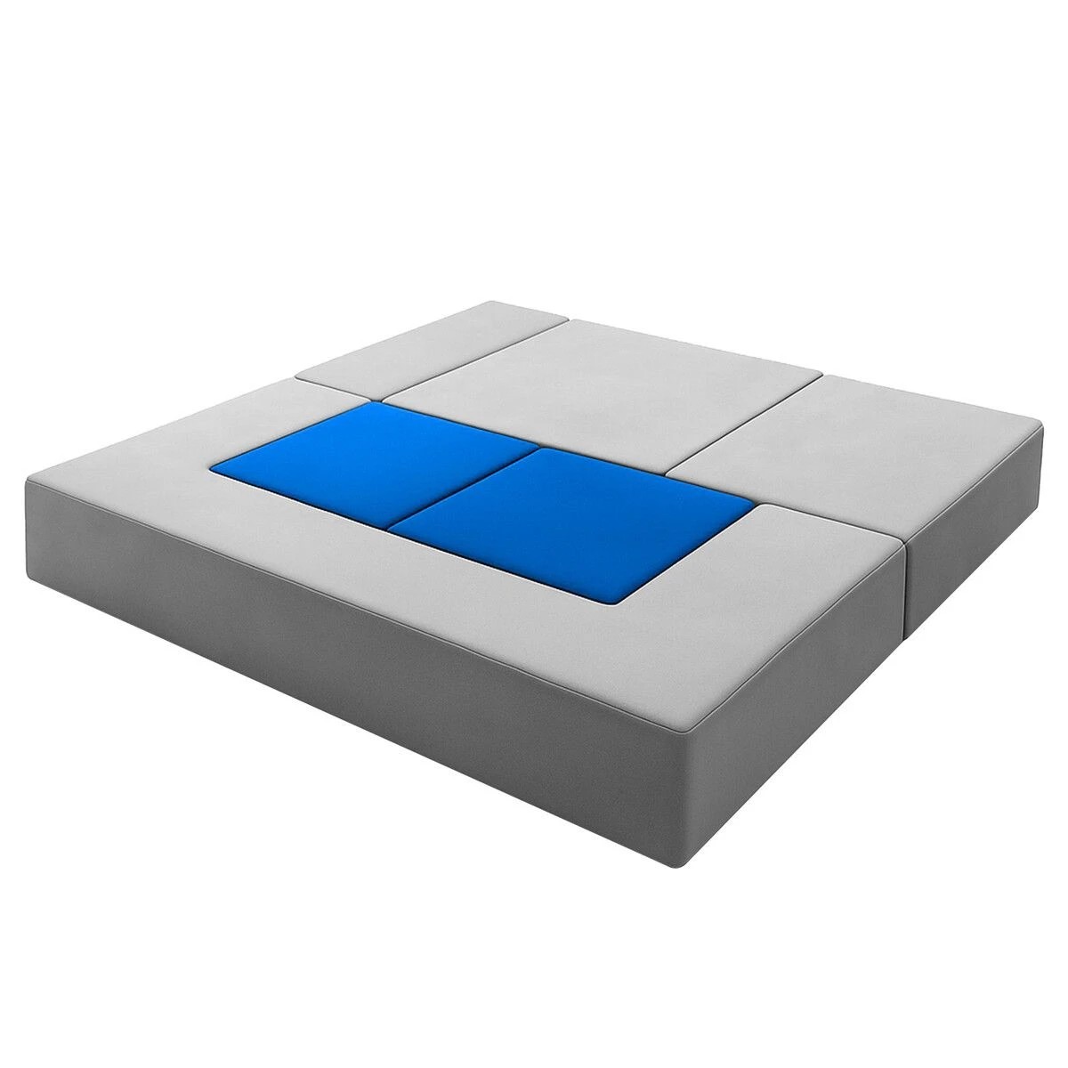 2 Ausway Kids Modular Sofa Set Play Couch Chaise Lounge Chair Ball Pit Toddler Playset Sectional Cushion Comfy Sleep Bed, 2 of 3