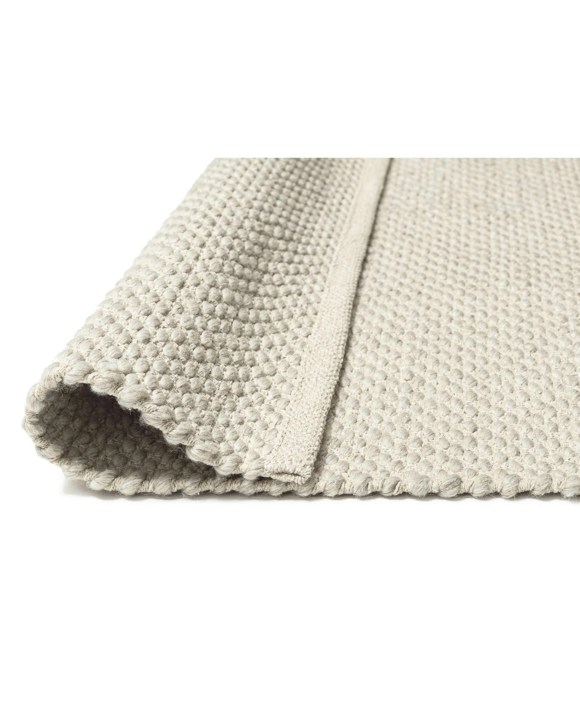 5 Loopsie Unita Neutral Wool Rug-330cm x 240cm - White, 5 of 8