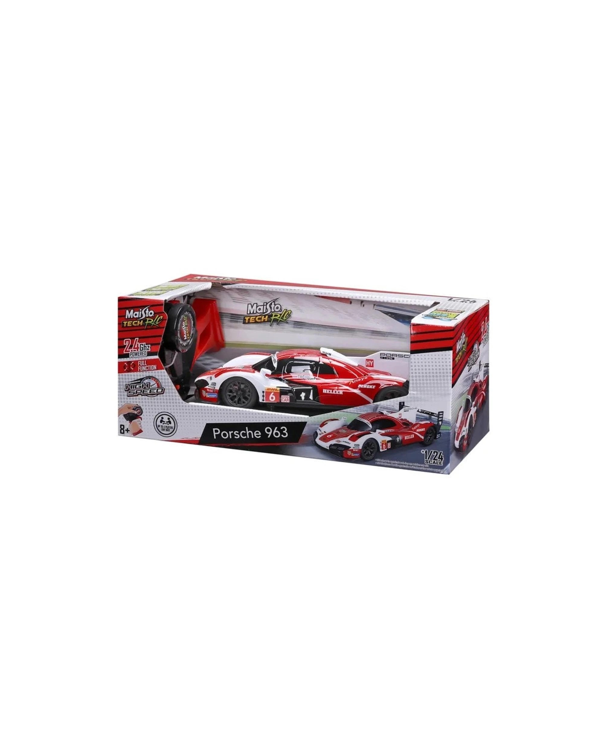 2 Maisto Tech RC Endurance Racer Porsche 963 Penske #6 1:24 Scale Vehicle, 2 of 8