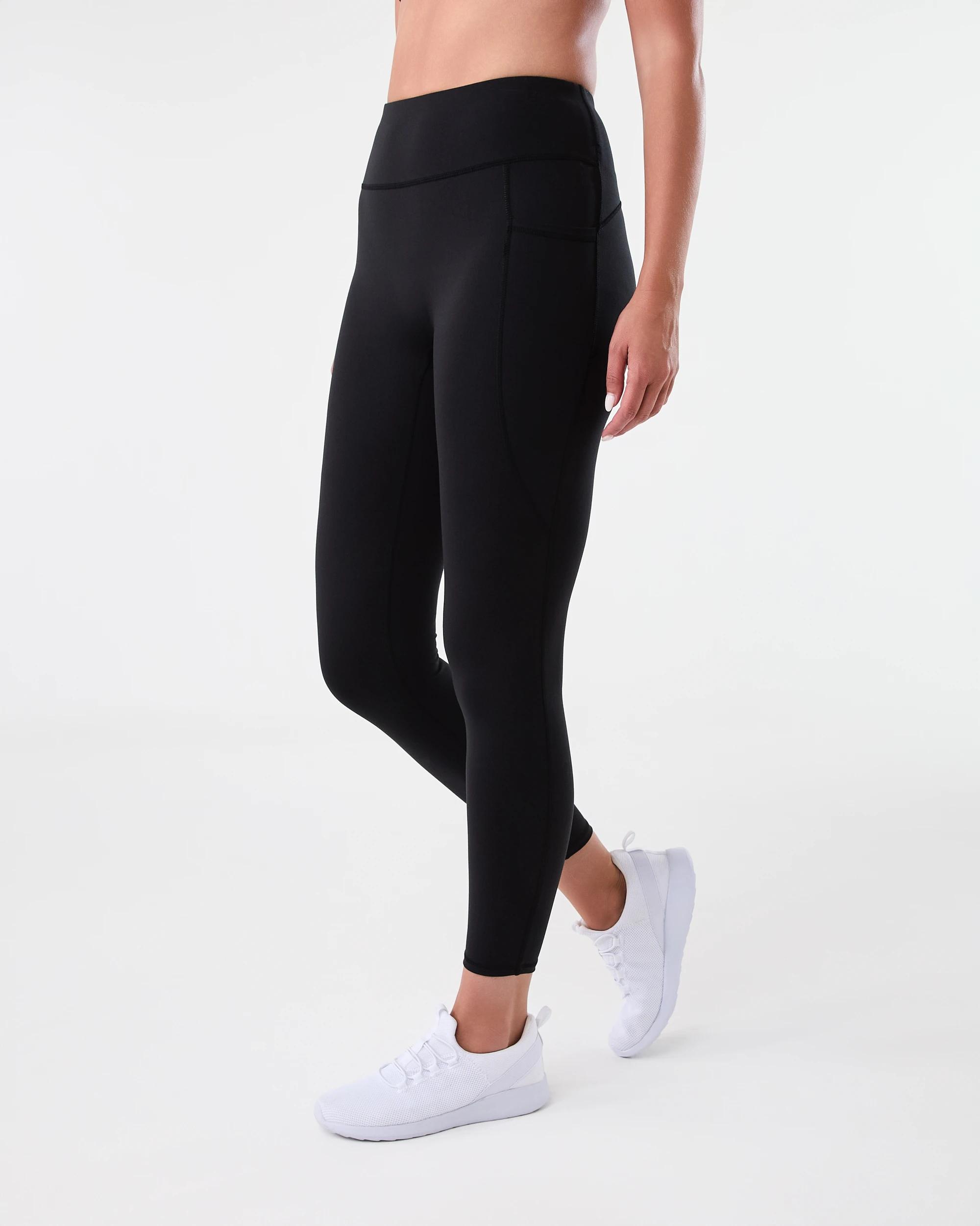 2 Active Womens Ultrasoft Leggings BLACK, 2 of 6