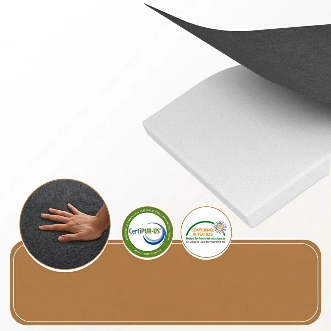 5 Giselle Bedding Foldable Mattress Folding Foam Mattresses Portable Mat Queen - Queen Bed - Grey, 5 of 9