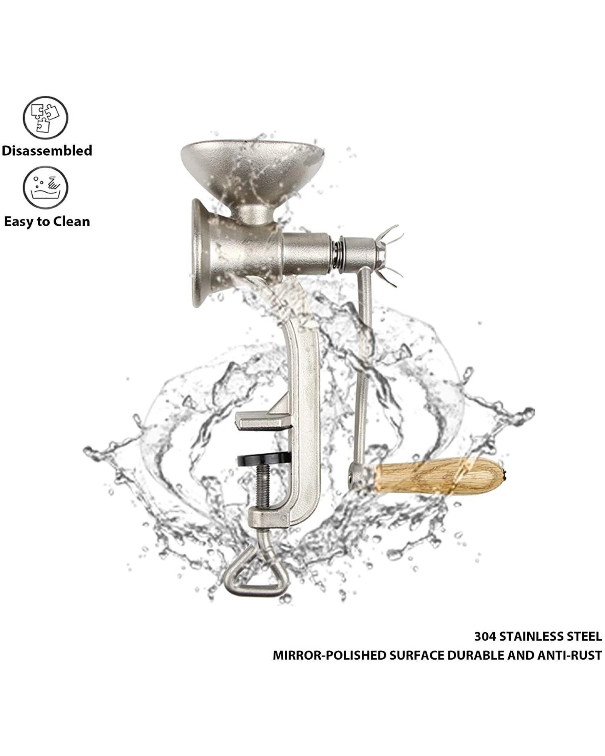 2 BR Home Manual Poppy Seed and Grain Grinder with Adjustable Coarseness, 2 of 4