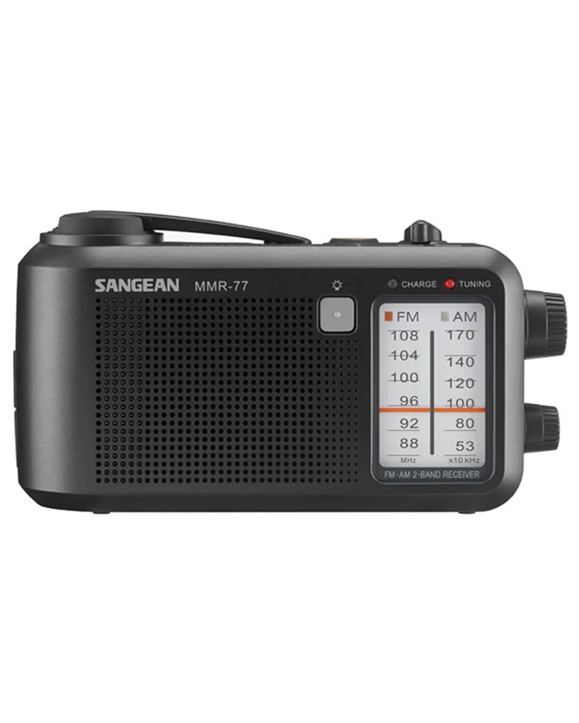 1 Sangean MMR-77 AM/FM Multi Powered Radio - Black, 1 of 5
