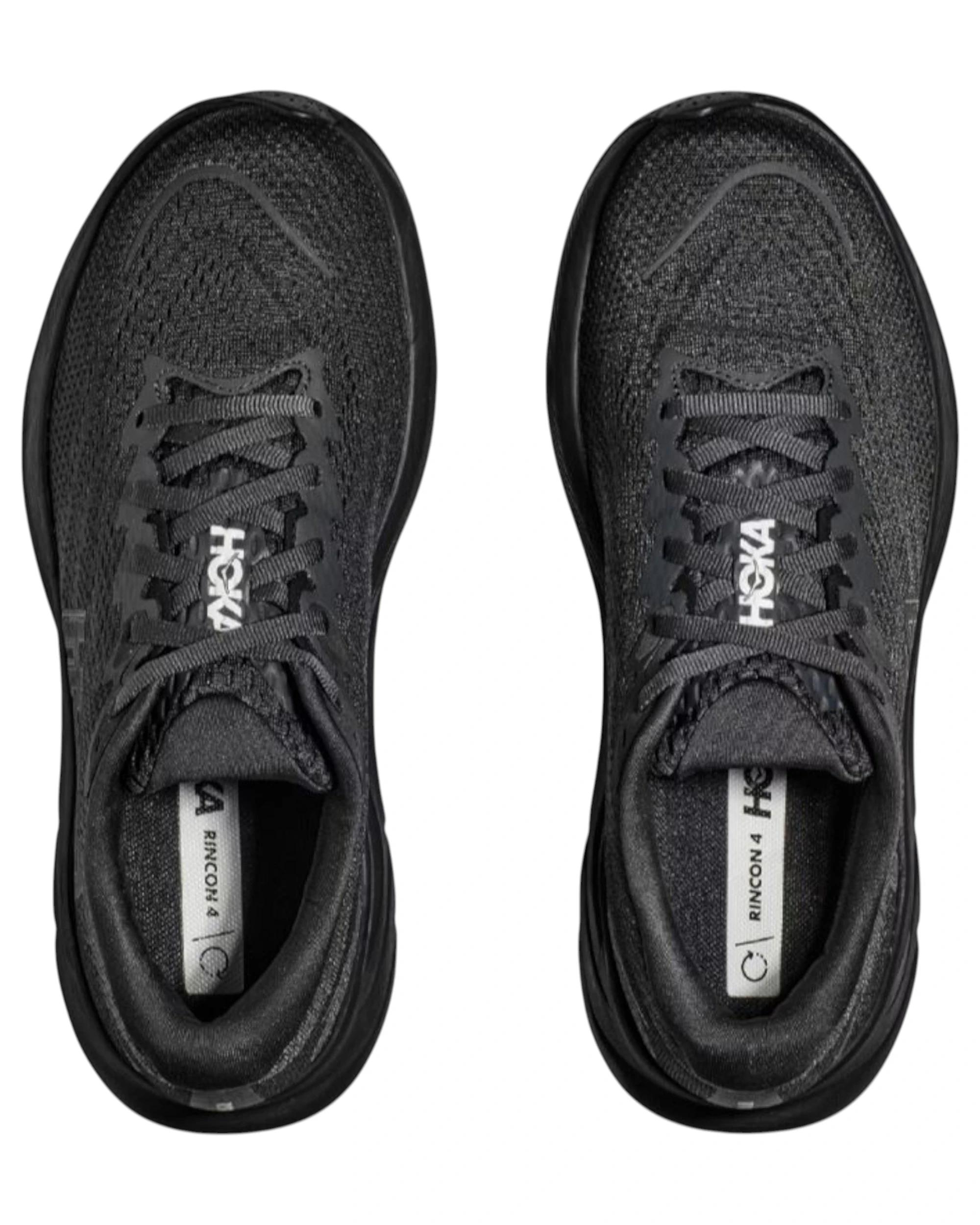 2 Hoka Mens Rincon 4 Athletic Running Shoes BLACK, 2 of 8