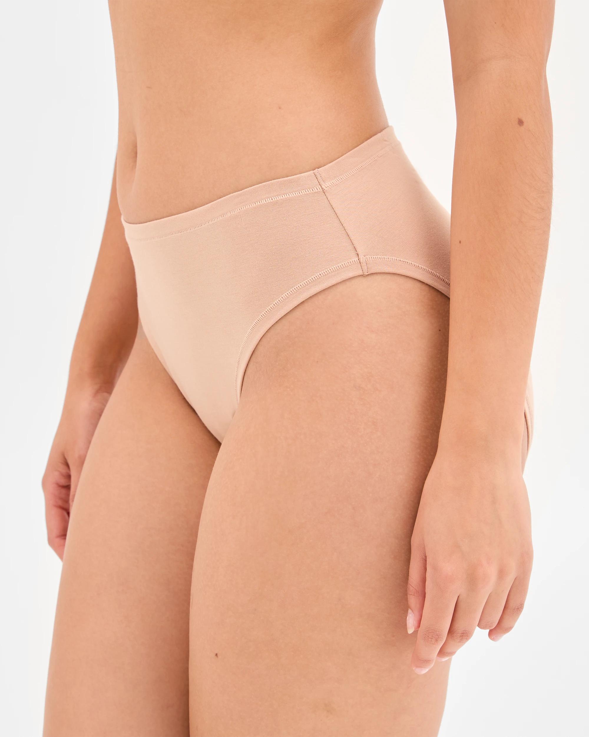 3 Target 2 Pack Bamboo High Cut Briefs NEUTRAL, 3 of 4