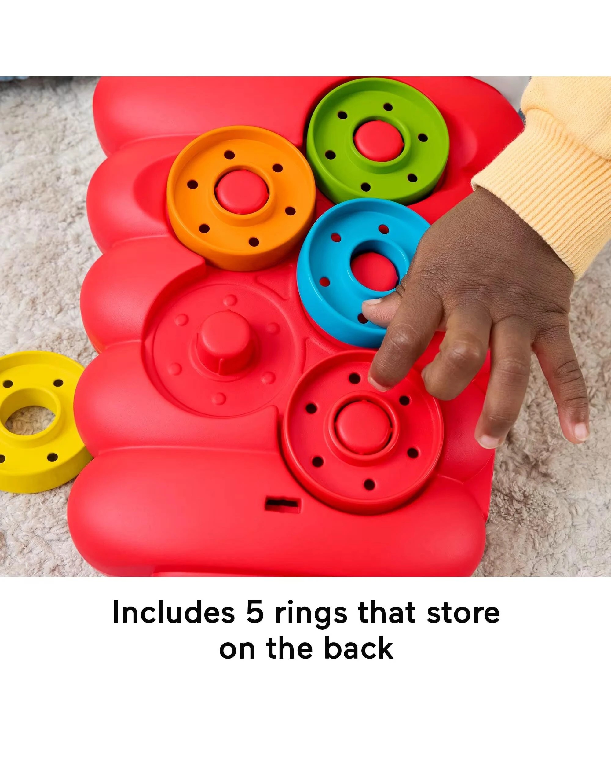 3 Fisher-Price Drop Through Rock-A-Stack, 3 of 6