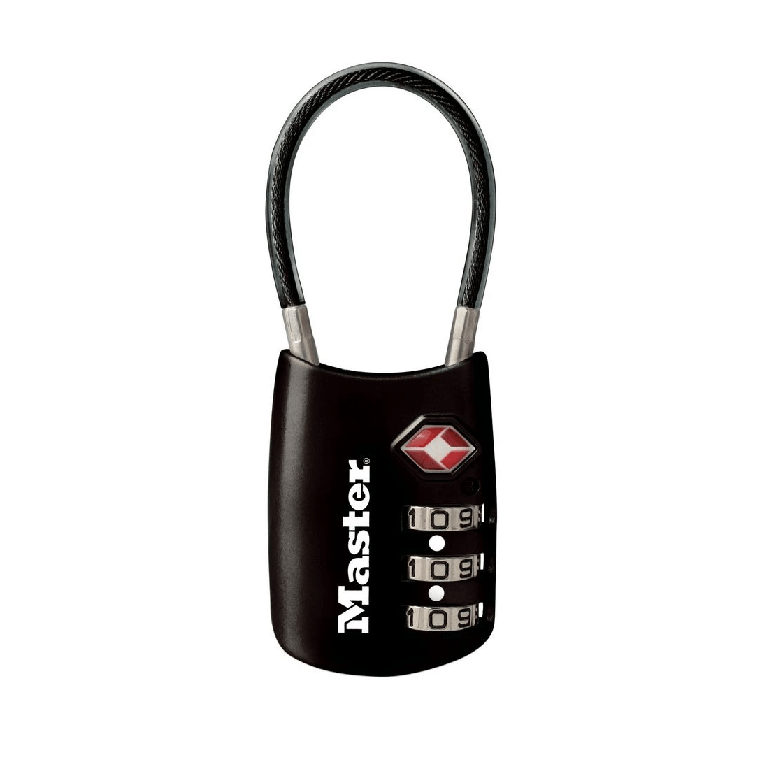 4 Master Lock TSA Flex Cable 30mm Luggage Padlock, 4 of 6