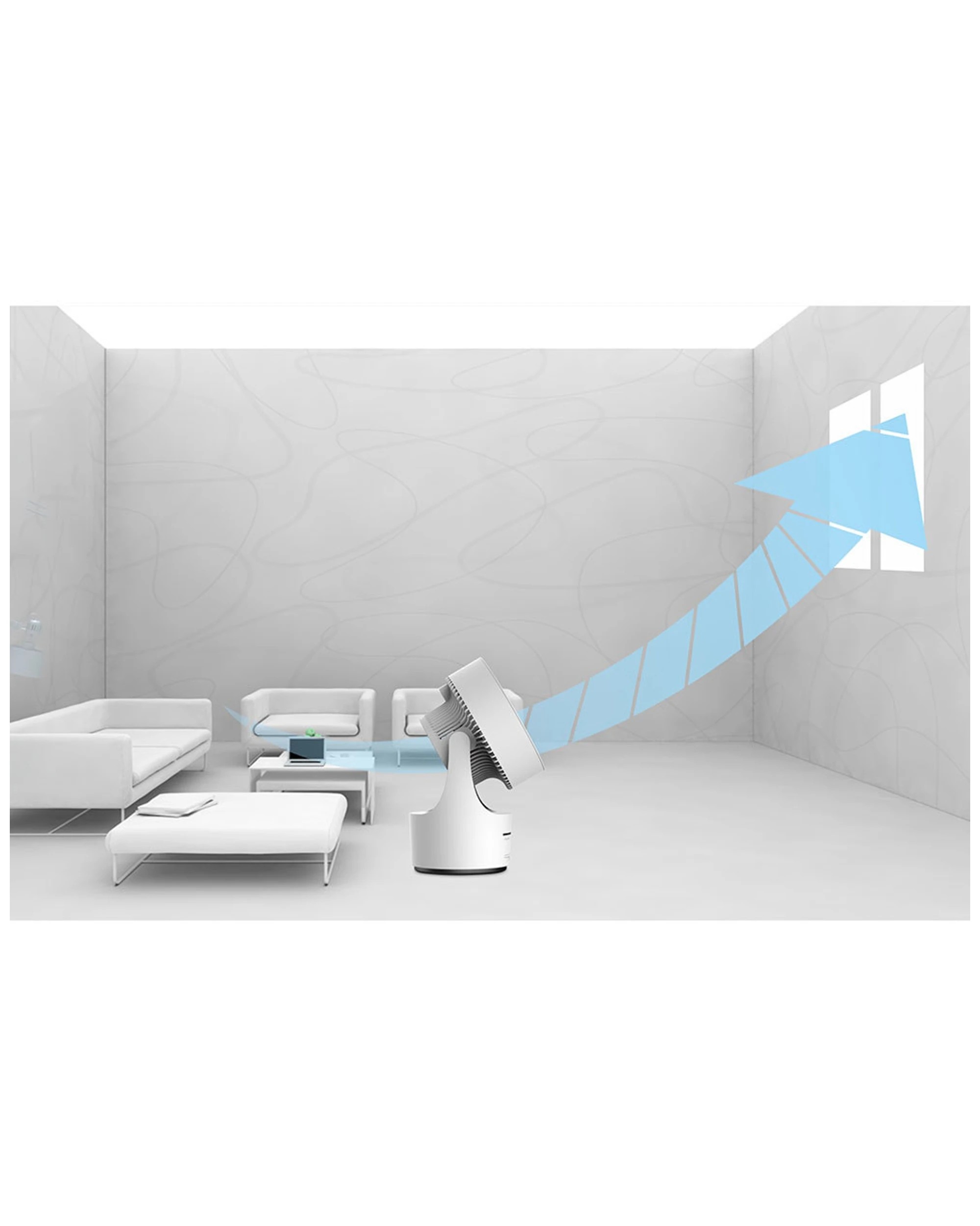 4 DIMPLEX Air Circulator With Electronic Controls And Timer - All-Season Fan
 - white, 4 of 5