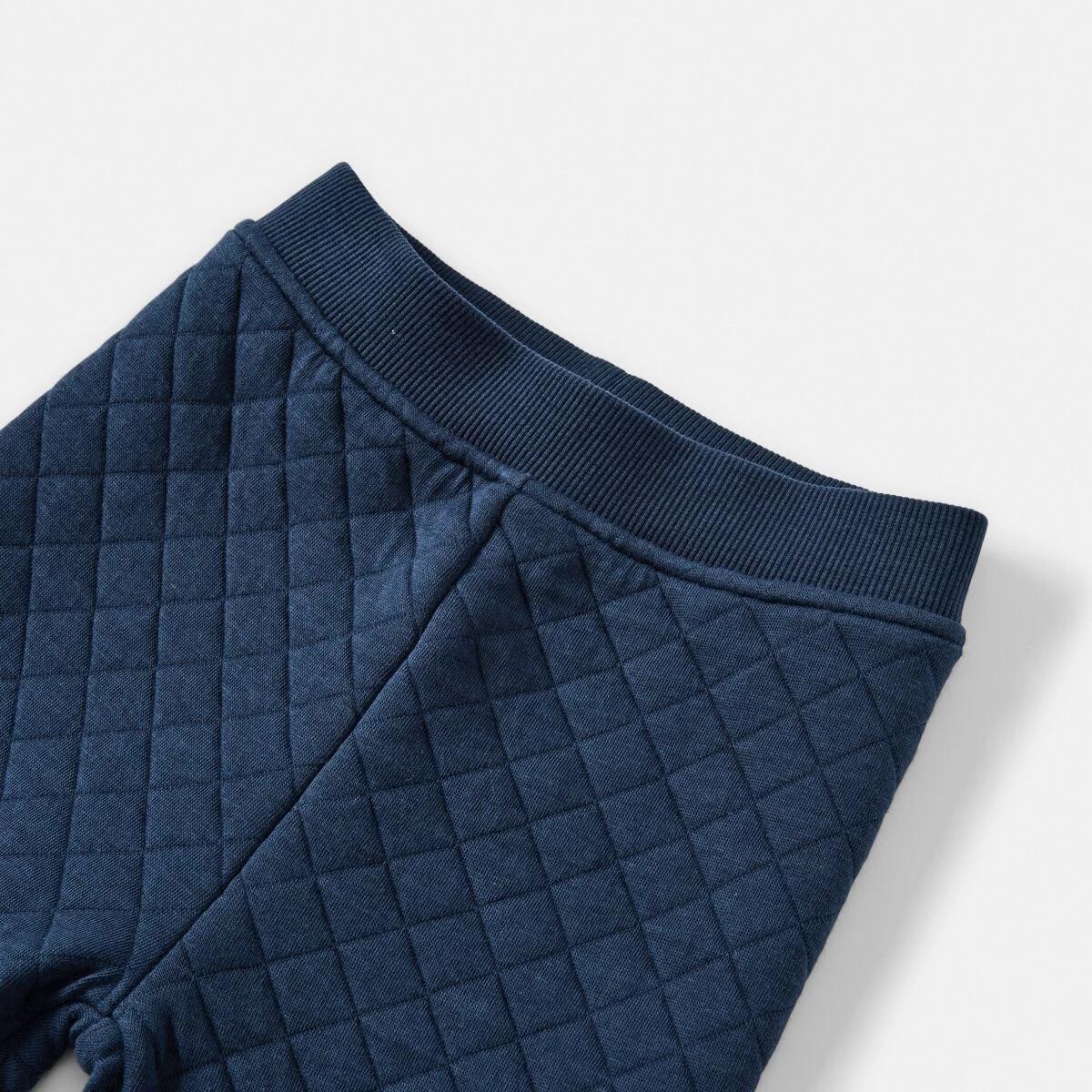 3 Quilted Trackpants Dress Navy, 3 of 3