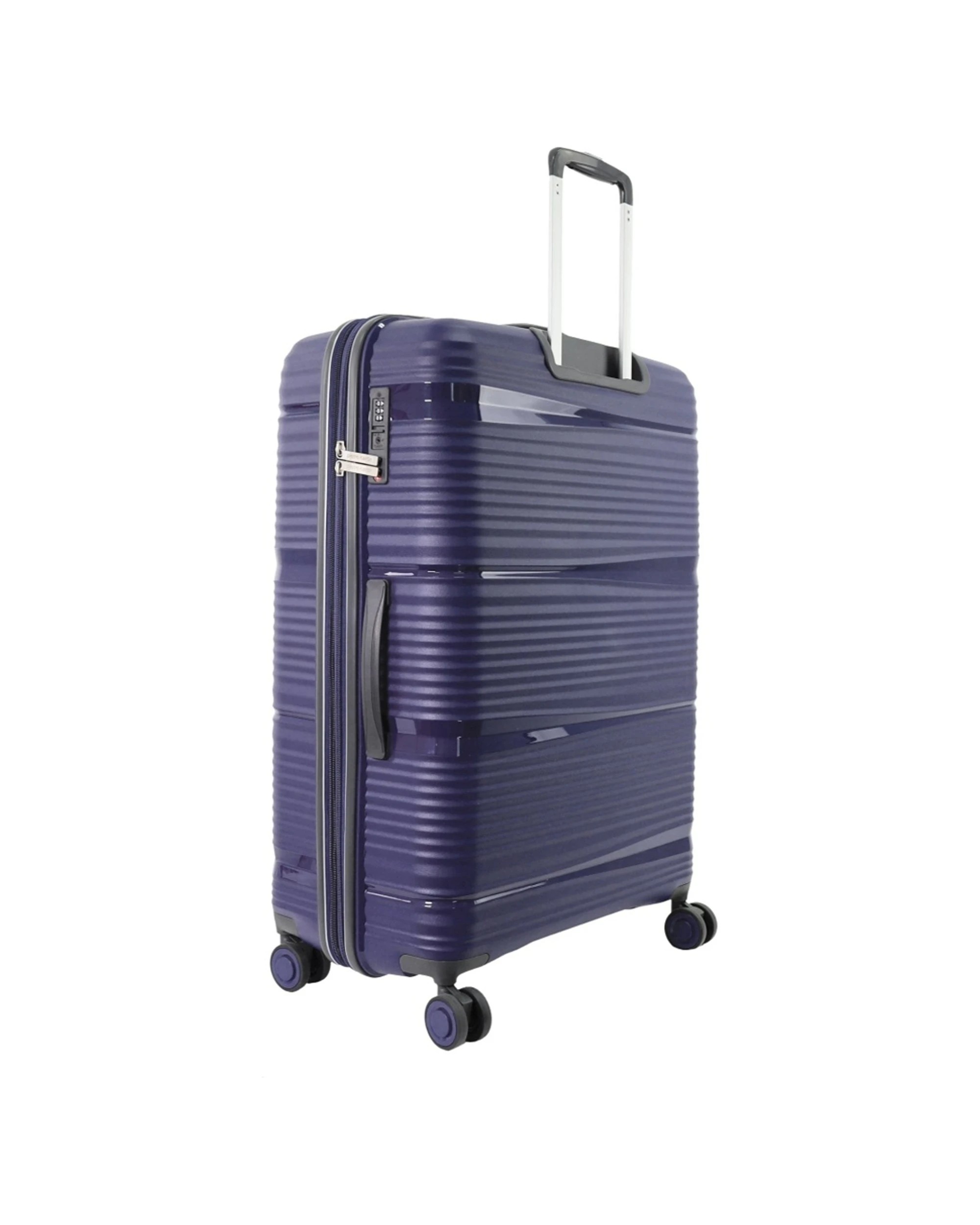 4 Pierre Cardin 2pc Polypropolene (PP) Large & Medium Luggage Suitcase Set Lilac - Purple, 4 of 6