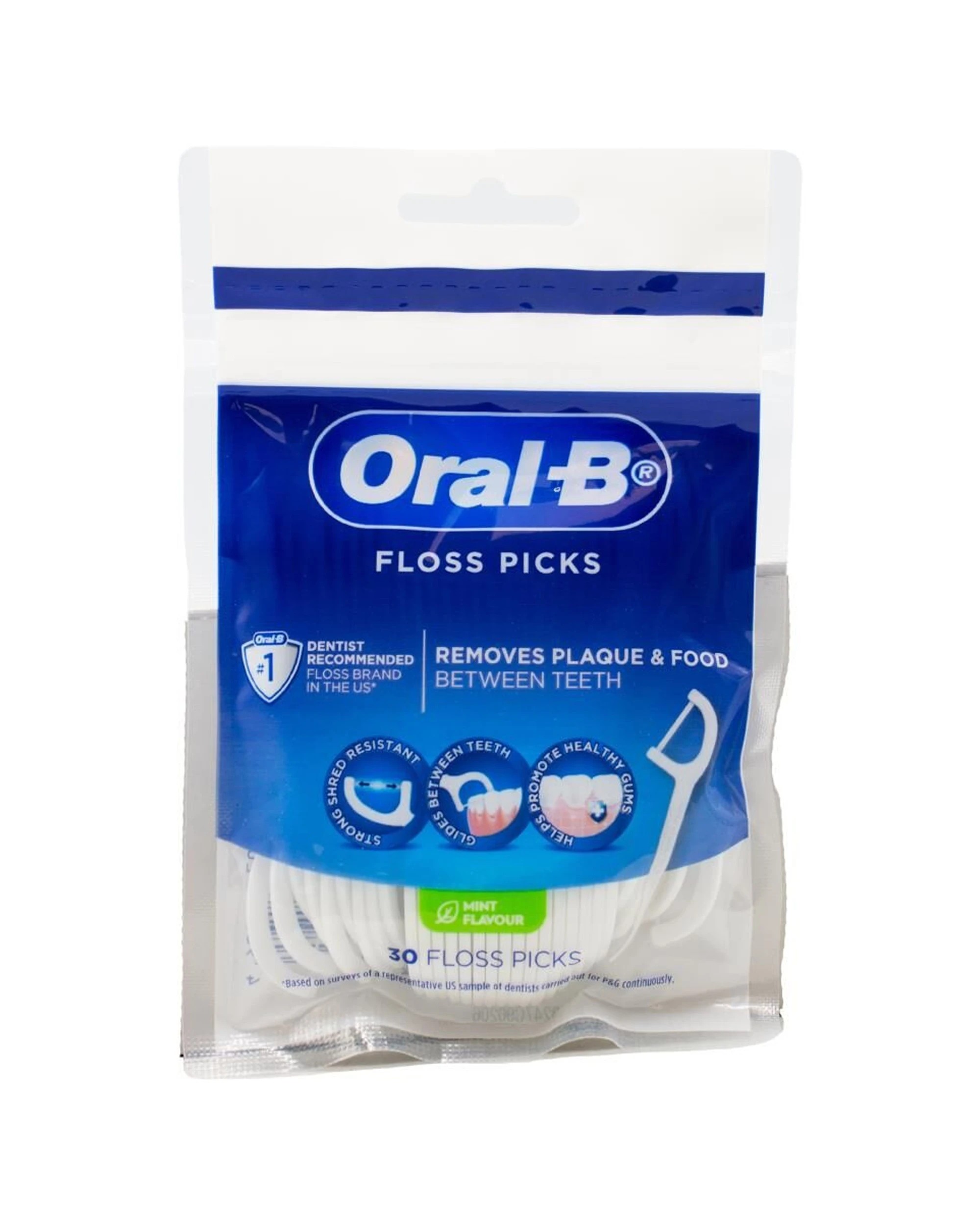 2 Oral B 12PK Dental Floss Picks 30pc Oral Hygiene Kit - Multi, 2 of 3