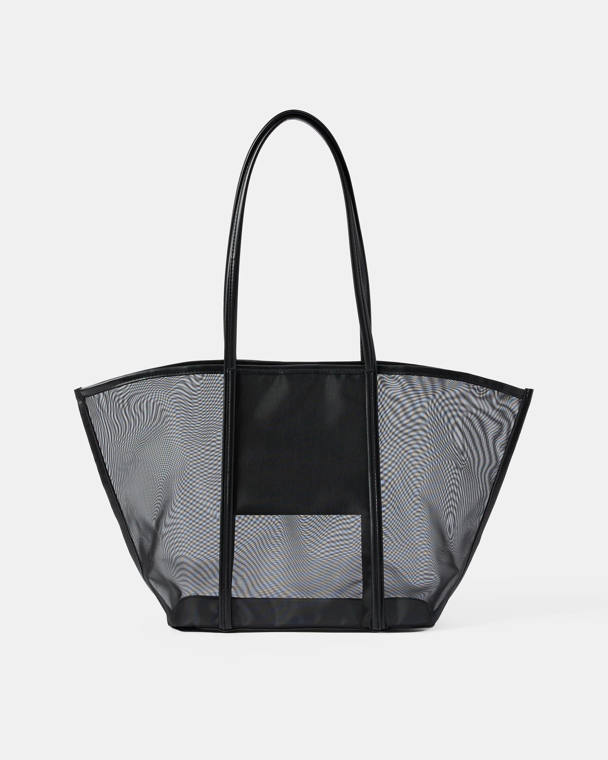 1 Mesh Tote Bag Black, 1 of 4