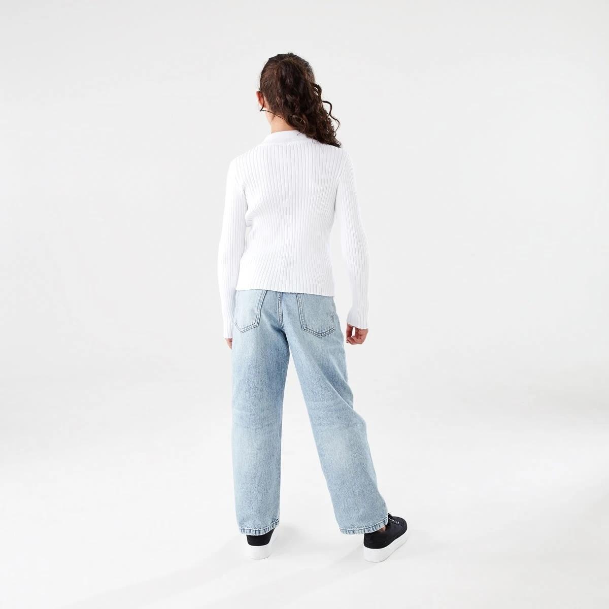 7 Rib Zip Through Cardigan SNOW WHITE, 7 of 7