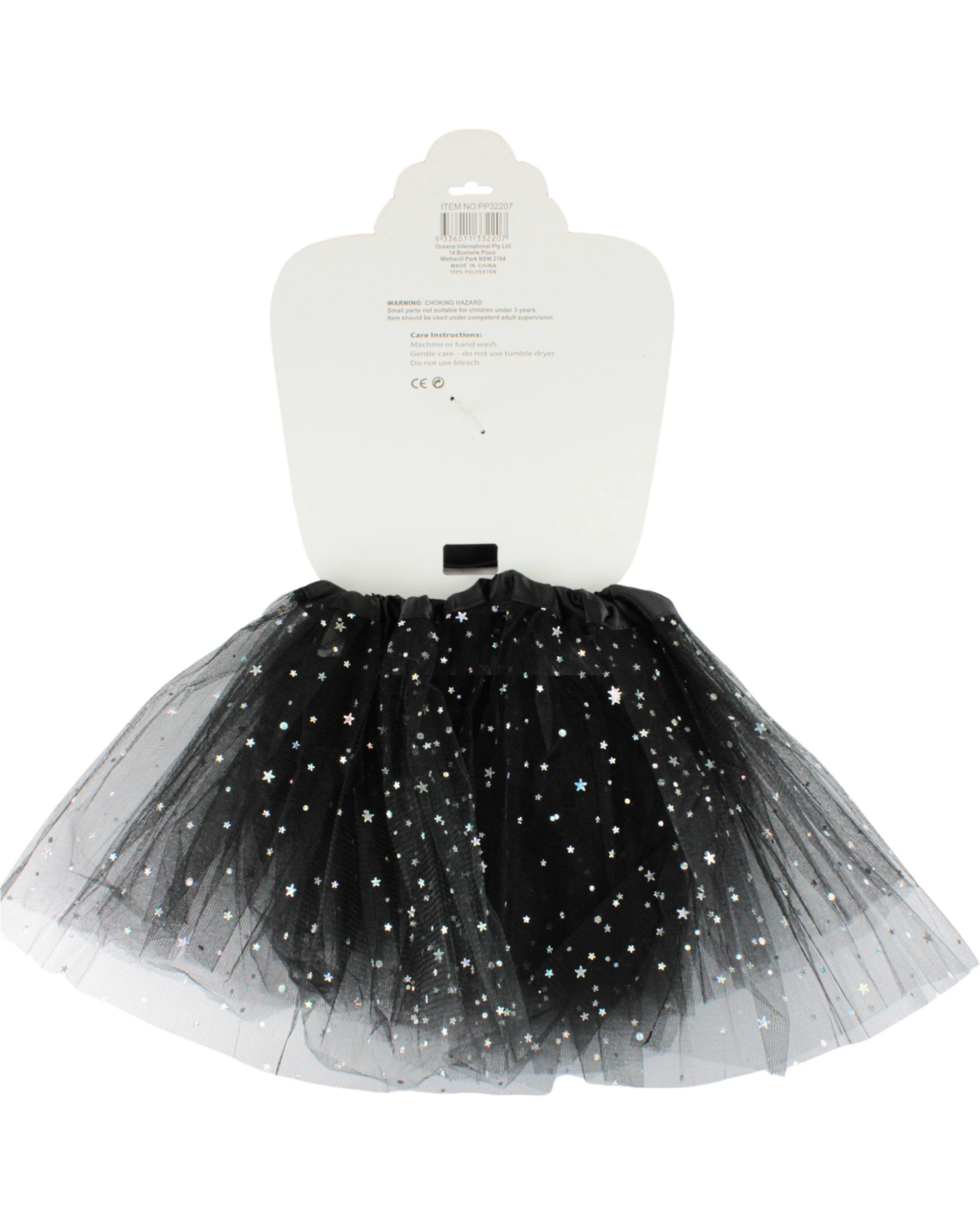 3 Party Planet Black Kitty Cat Headband, Mask and Tutu Set, 3 of 3