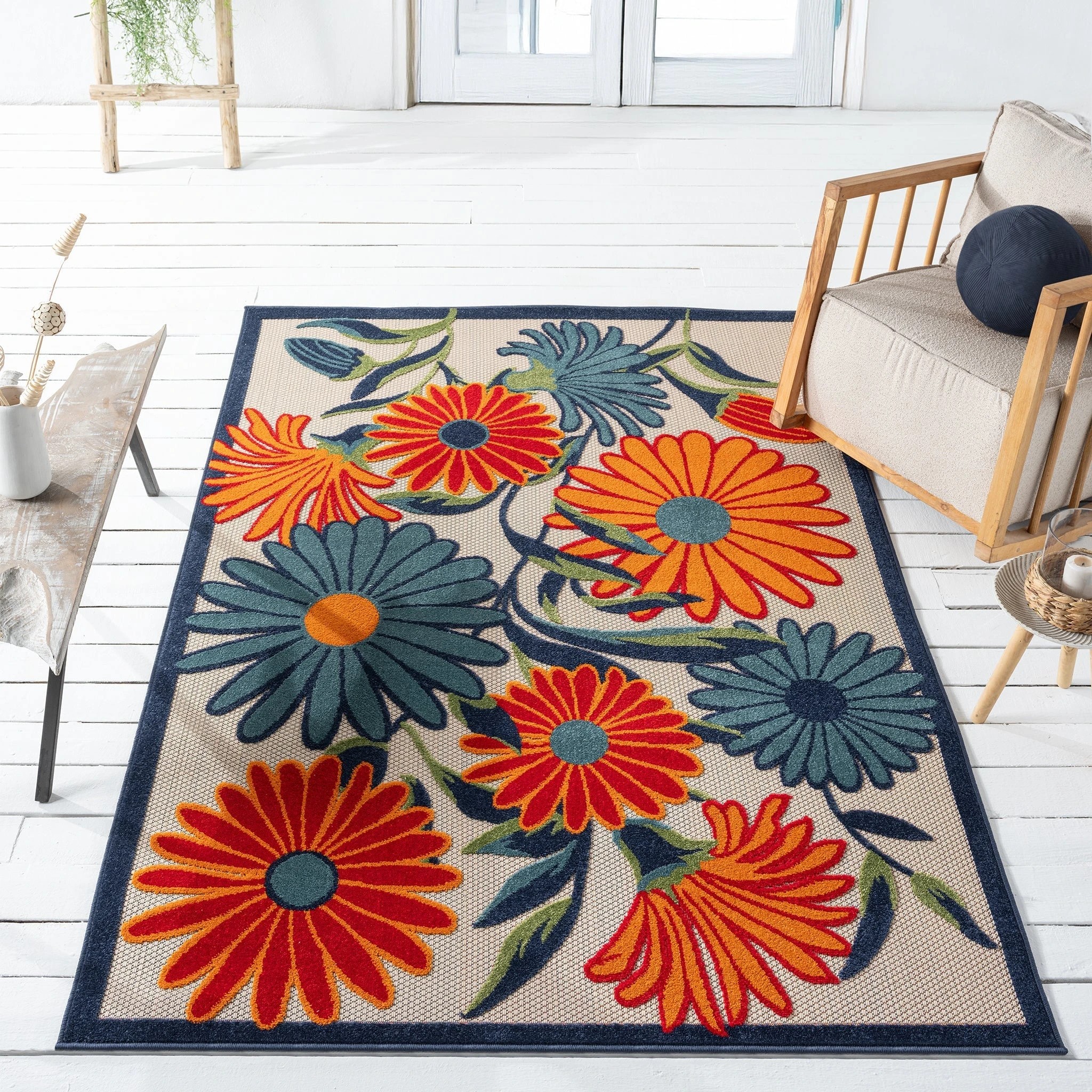 2 La Grace Home Haven Premium Rug - 120x170cm - Blue, 2 of 10