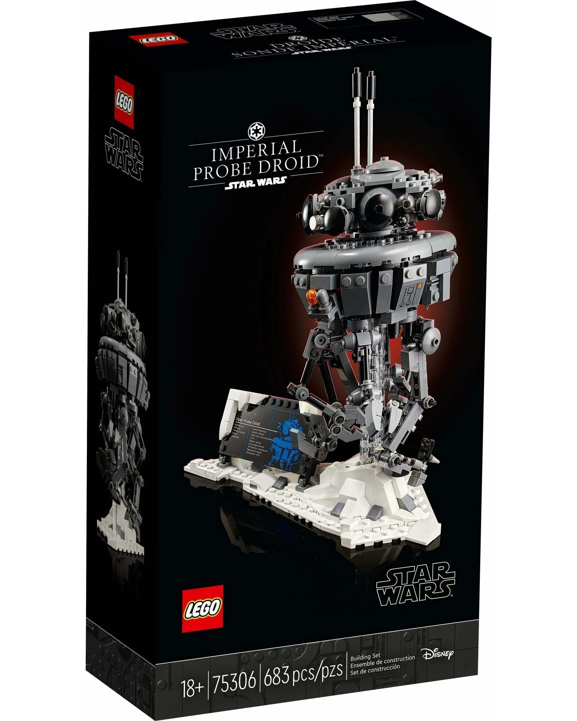 LEGO 75306 Imperial Probe Droid - Star Wars Hoth Display Model - Kmart