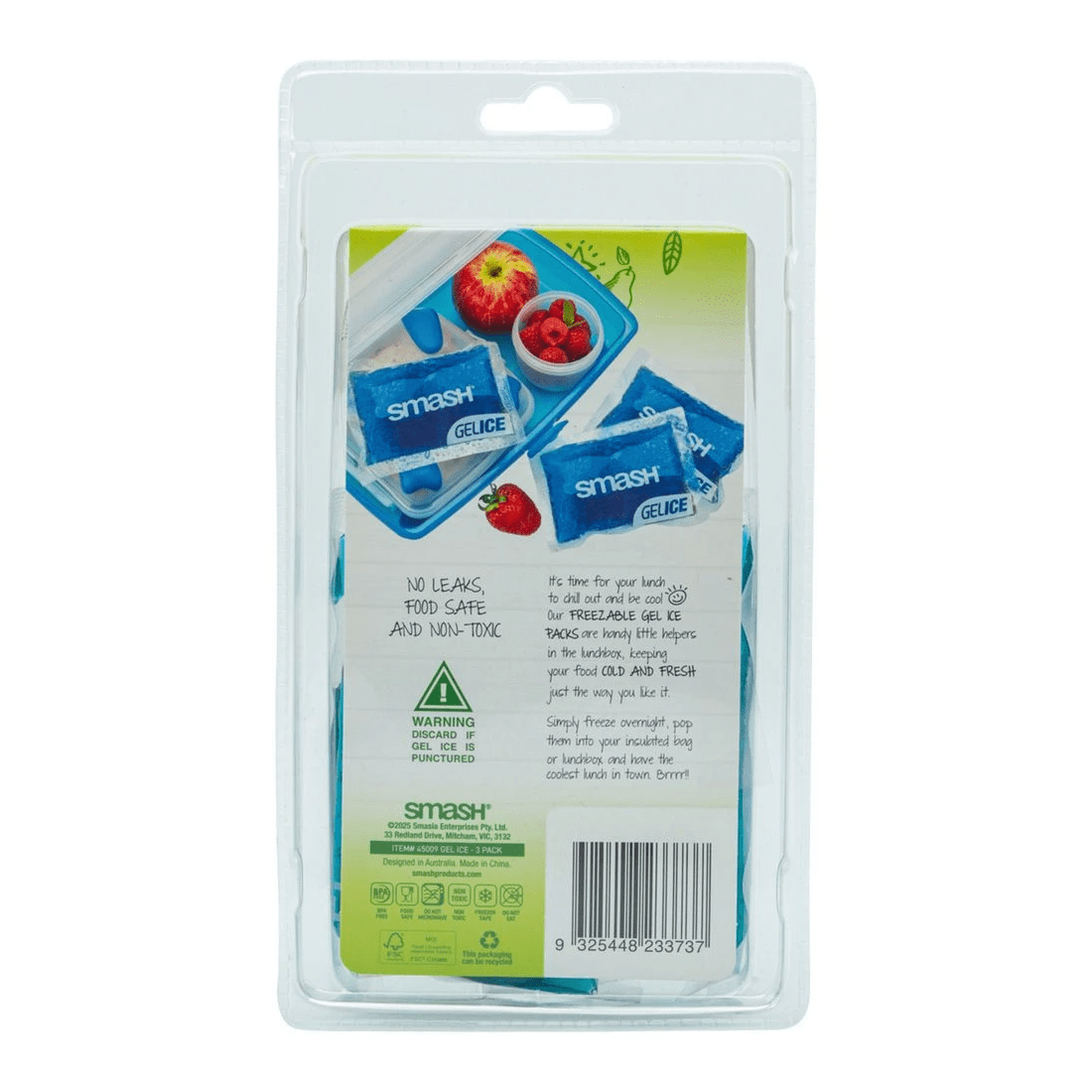 3 Smash Nude Food Ice Gel Packs Jade, 3 of 4