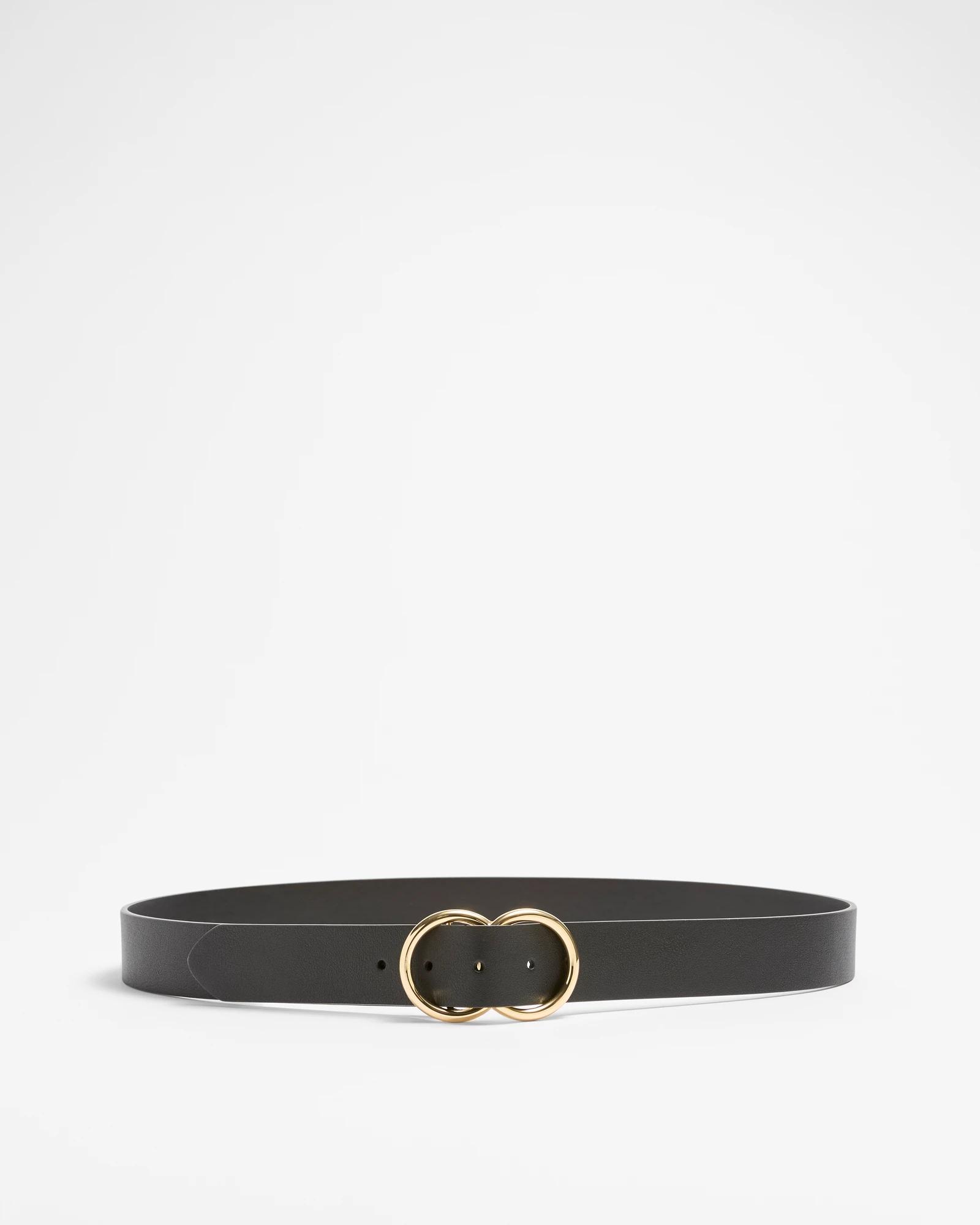 1 Target Double Circle Buckle Belt BLACK, 1 of 2