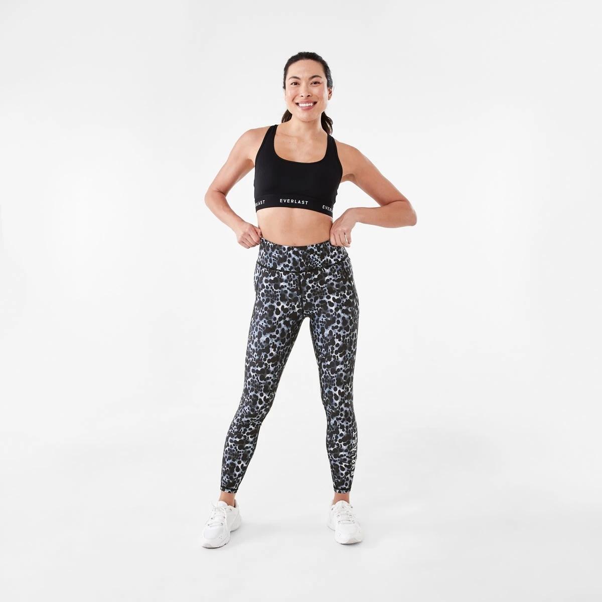 7 Everlast Womens Printed Full Length Leggings Abstrc Anm, 7 of 7