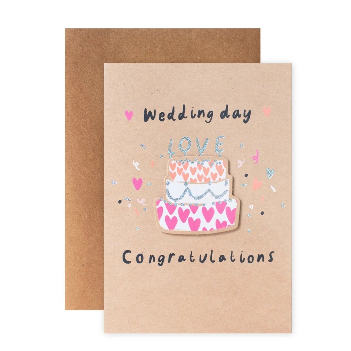 1 Connections from Hallmark Wedding Congratulations Card - Happiest Day, 1 of 3