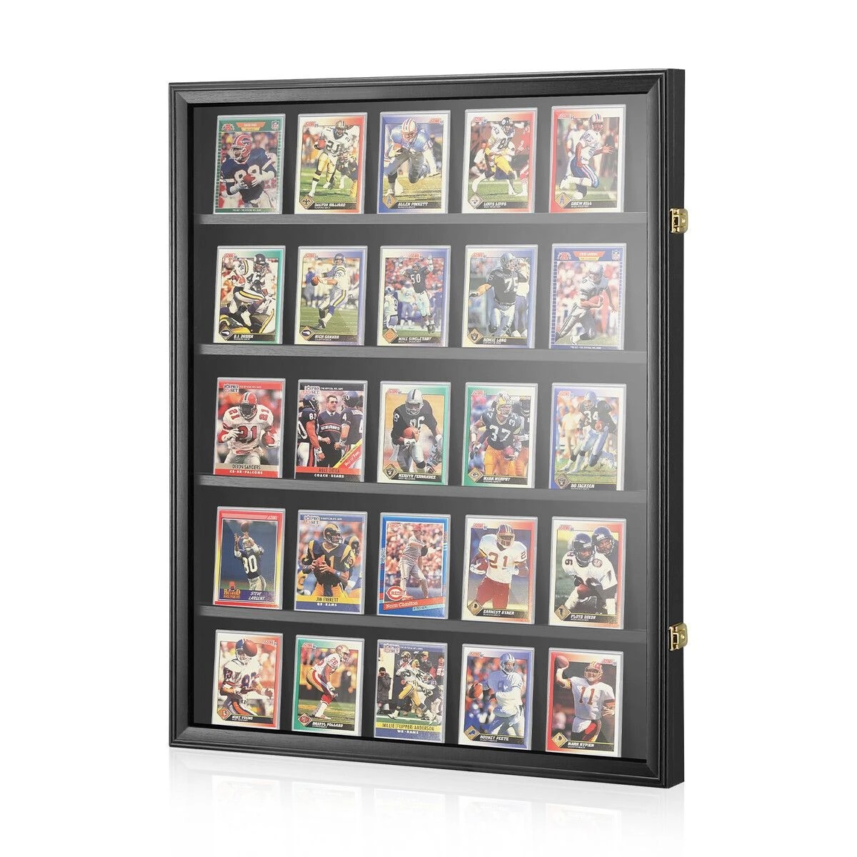 2 Ausway Sports Card Display Holder Graded Case Wall Mounted Cabinet for NBA Basketball Football Baseball Hockey PSA Comic, 2 of 6