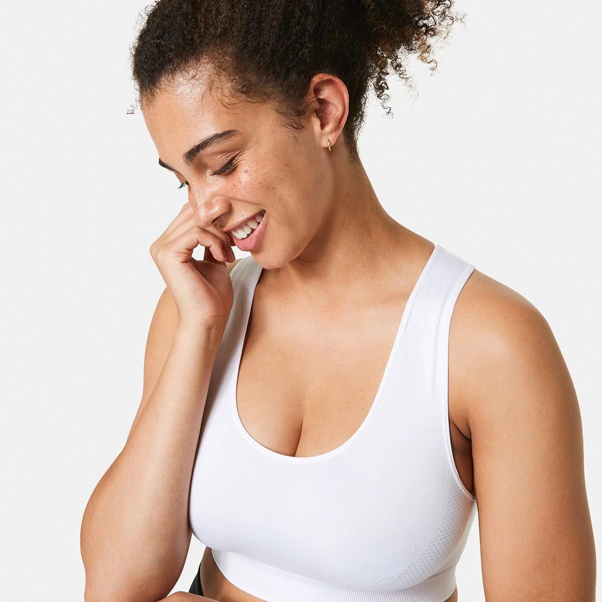 4 Sports Seamfree Crop Top WHITE, 4 of 6