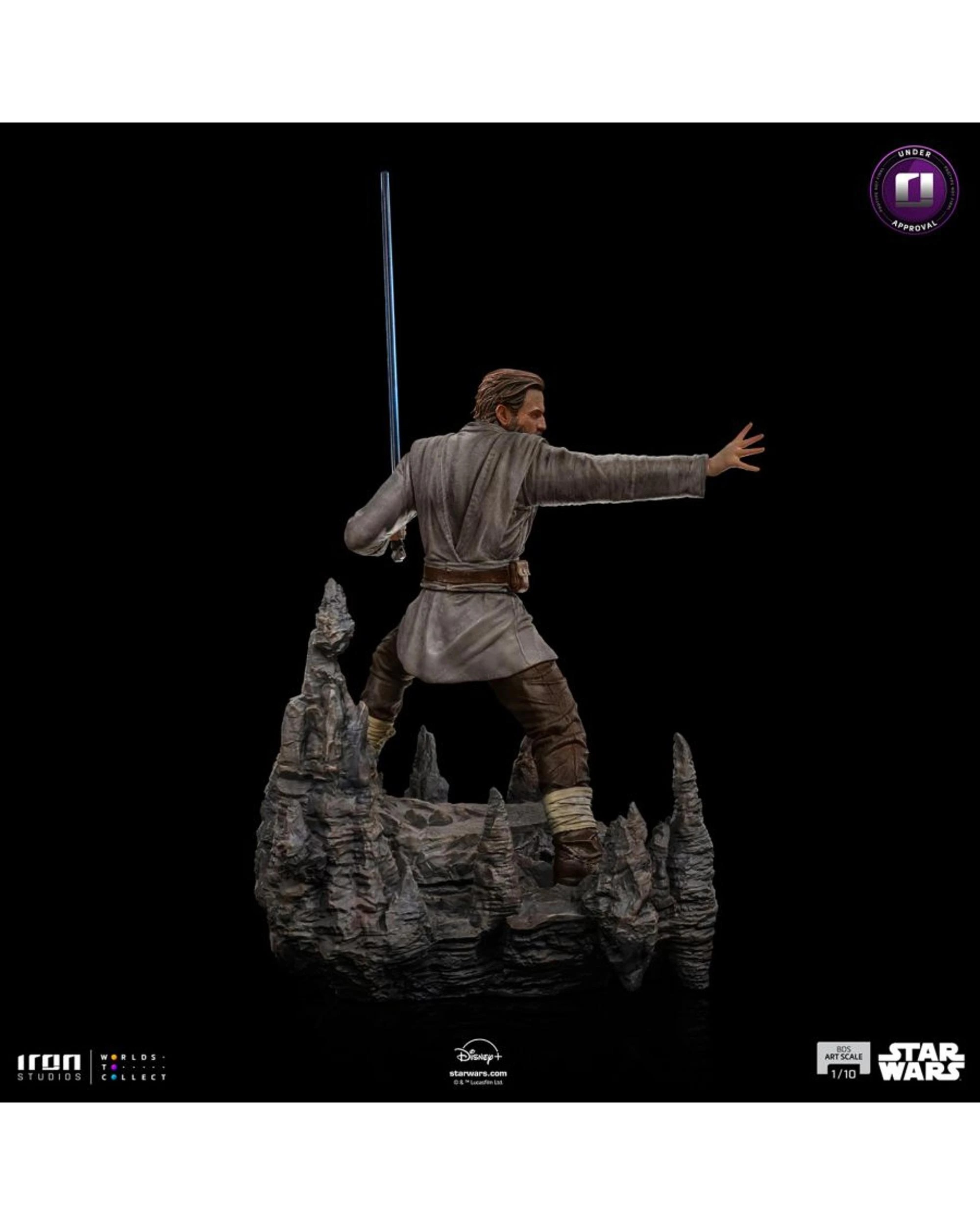5 Iron Studios Star Wars Obi-Wan Obi-Wan Kenobi 1:10 Scale Statue, 5 of 10