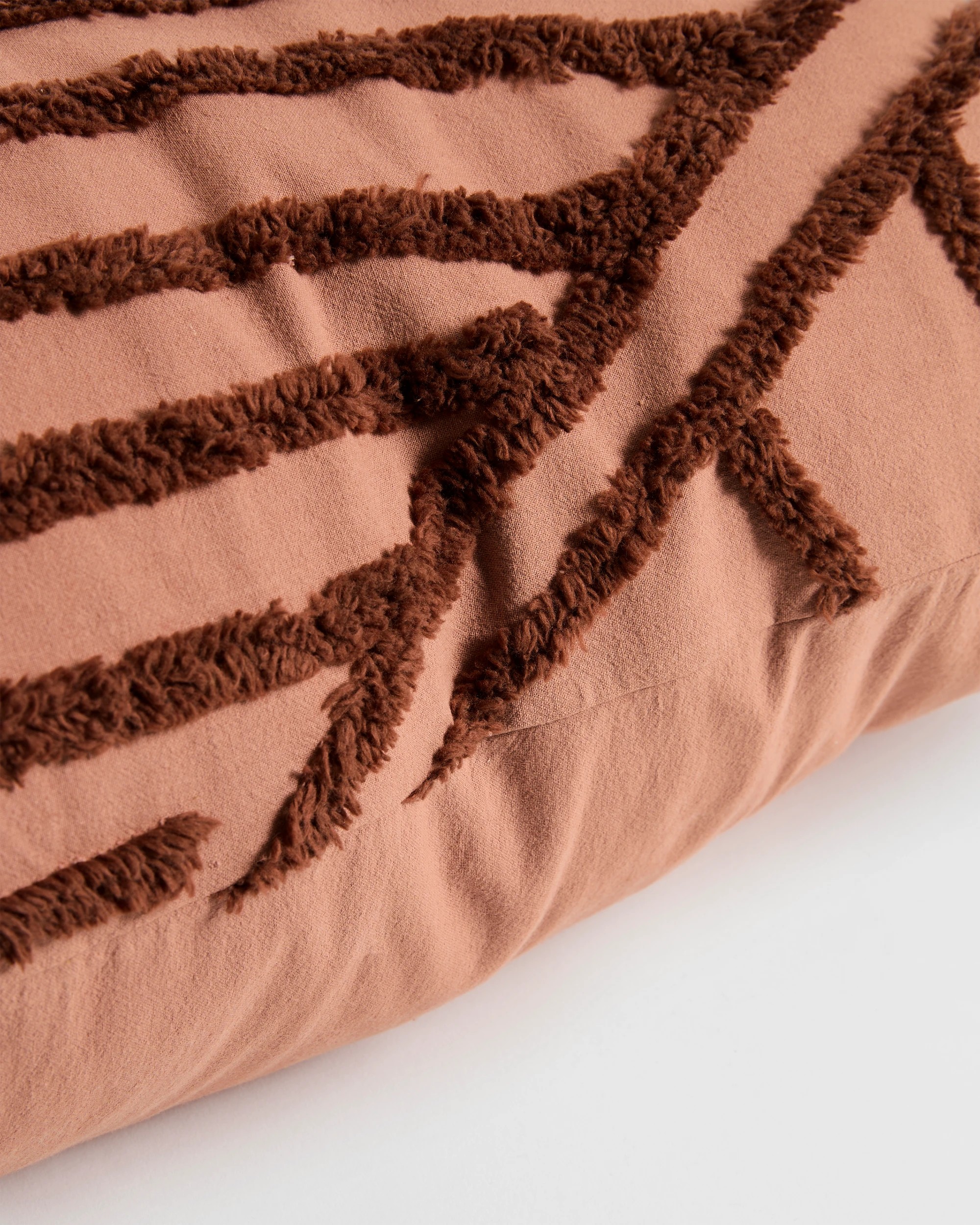 2 Target Oakley Cotton Textured Leaf European Pillowcase - One Size - Brown, 2 of 3