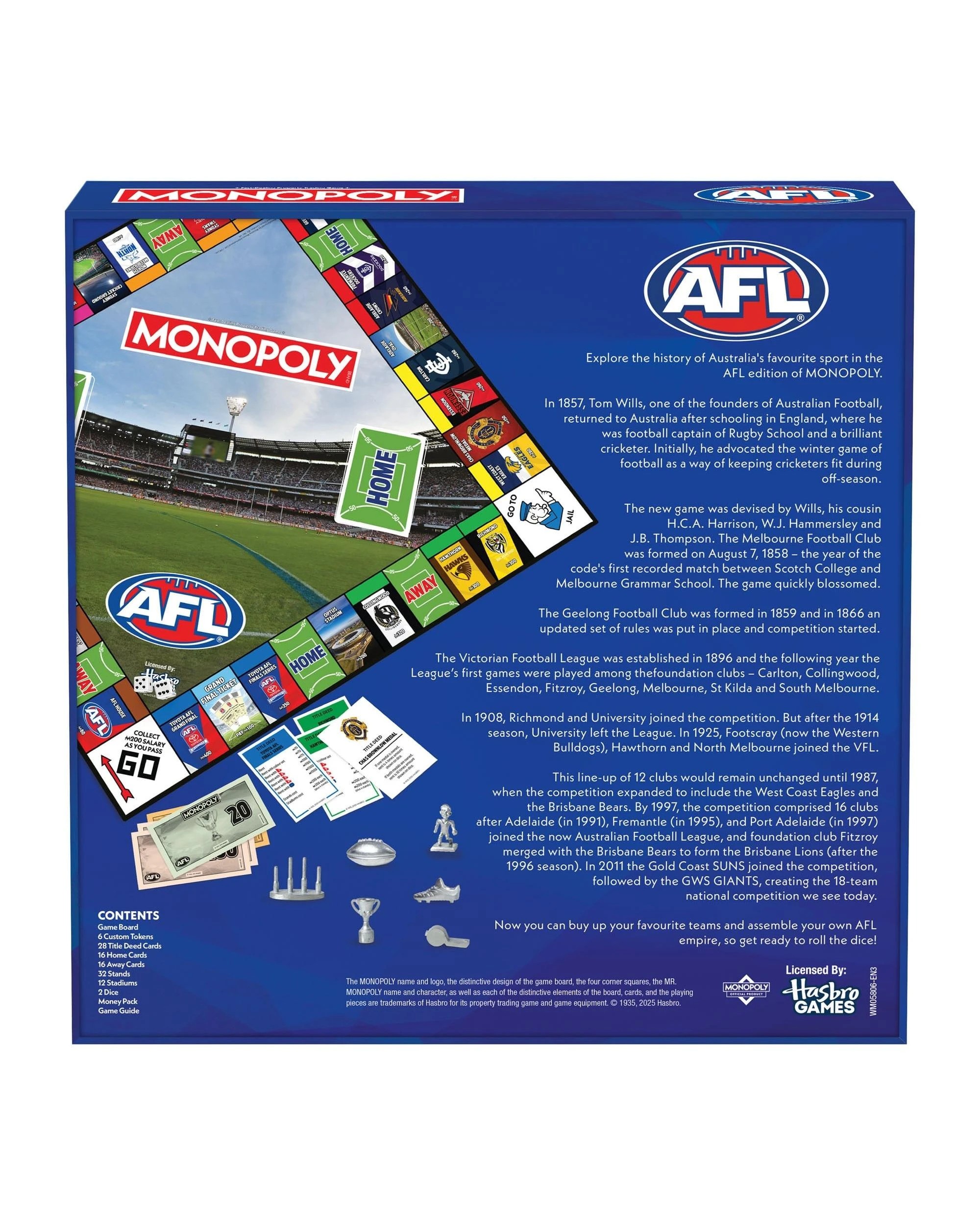8 Monopoly AFL Refresh Edition Board Game, 8 of 9