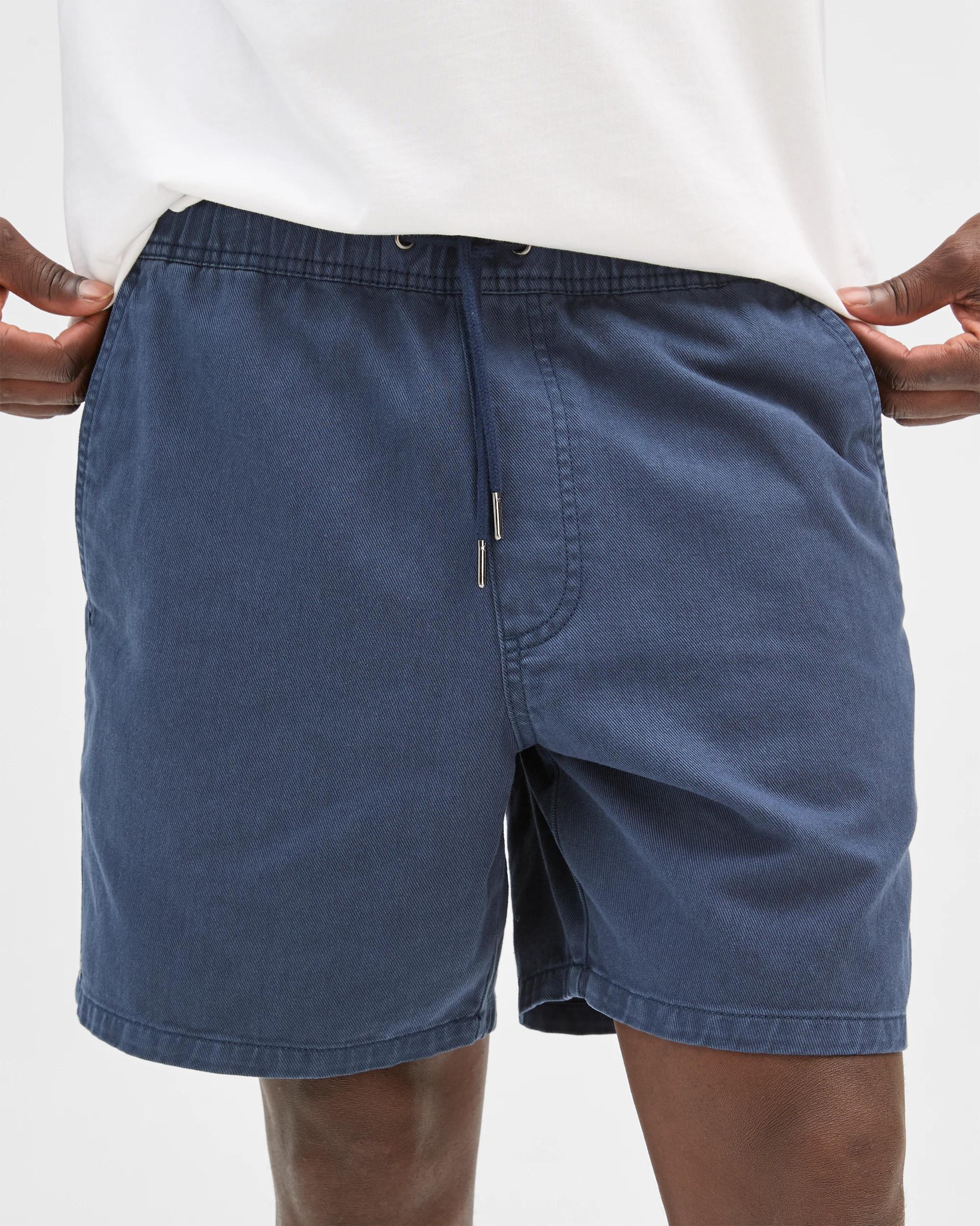 4 Commons Australian Cotton Twill Volley Shorts OMBRE BLUE, 4 of 6