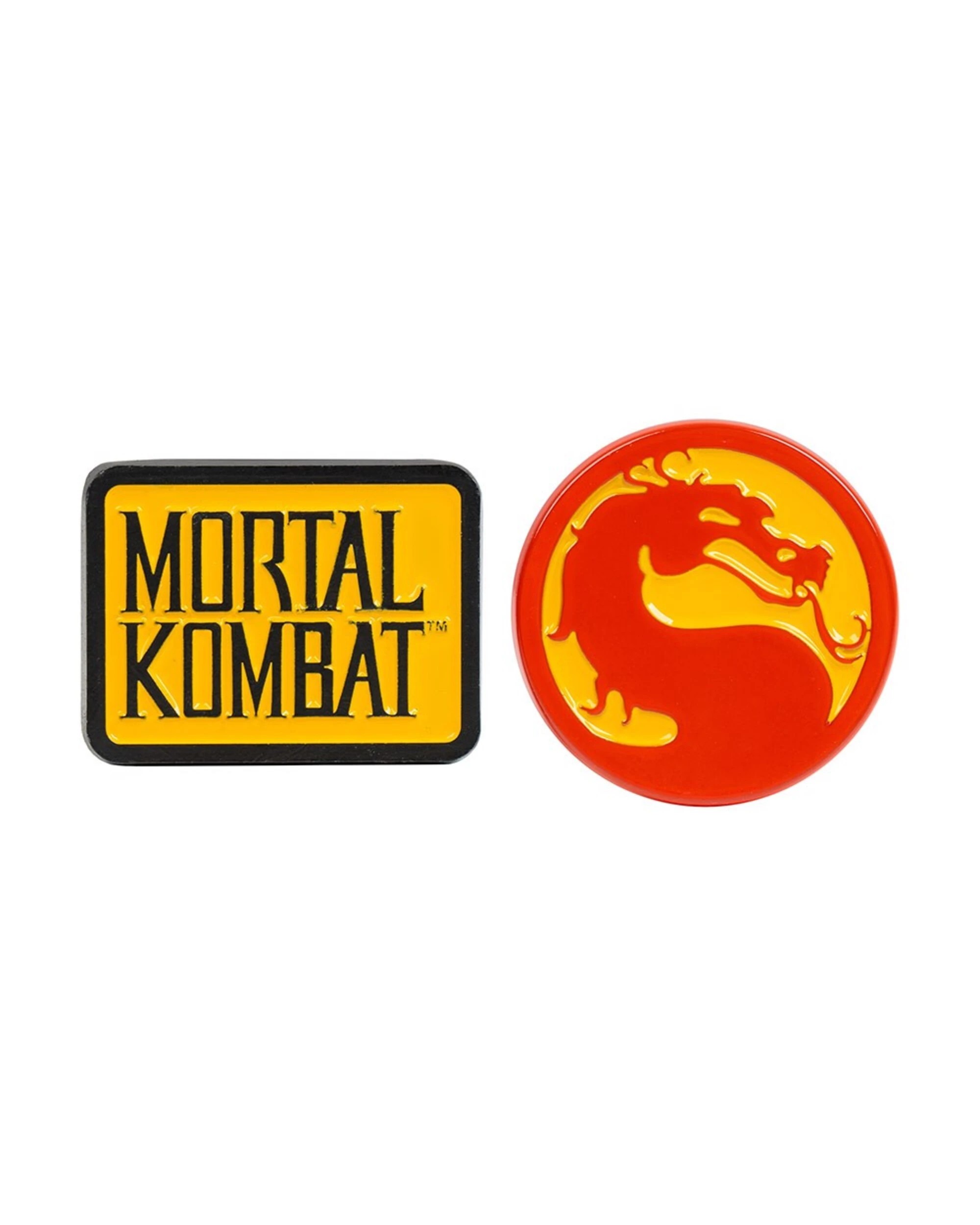 1 Mortal Kombat - Dragon Logo Pin 2-Pack - ONE SIZE - Multi, 1 of 1