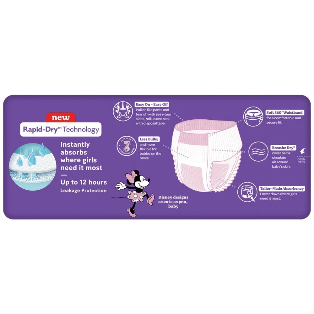 5 Huggies Nappy Pants Walker Girl 26 Pack, 5 of 10