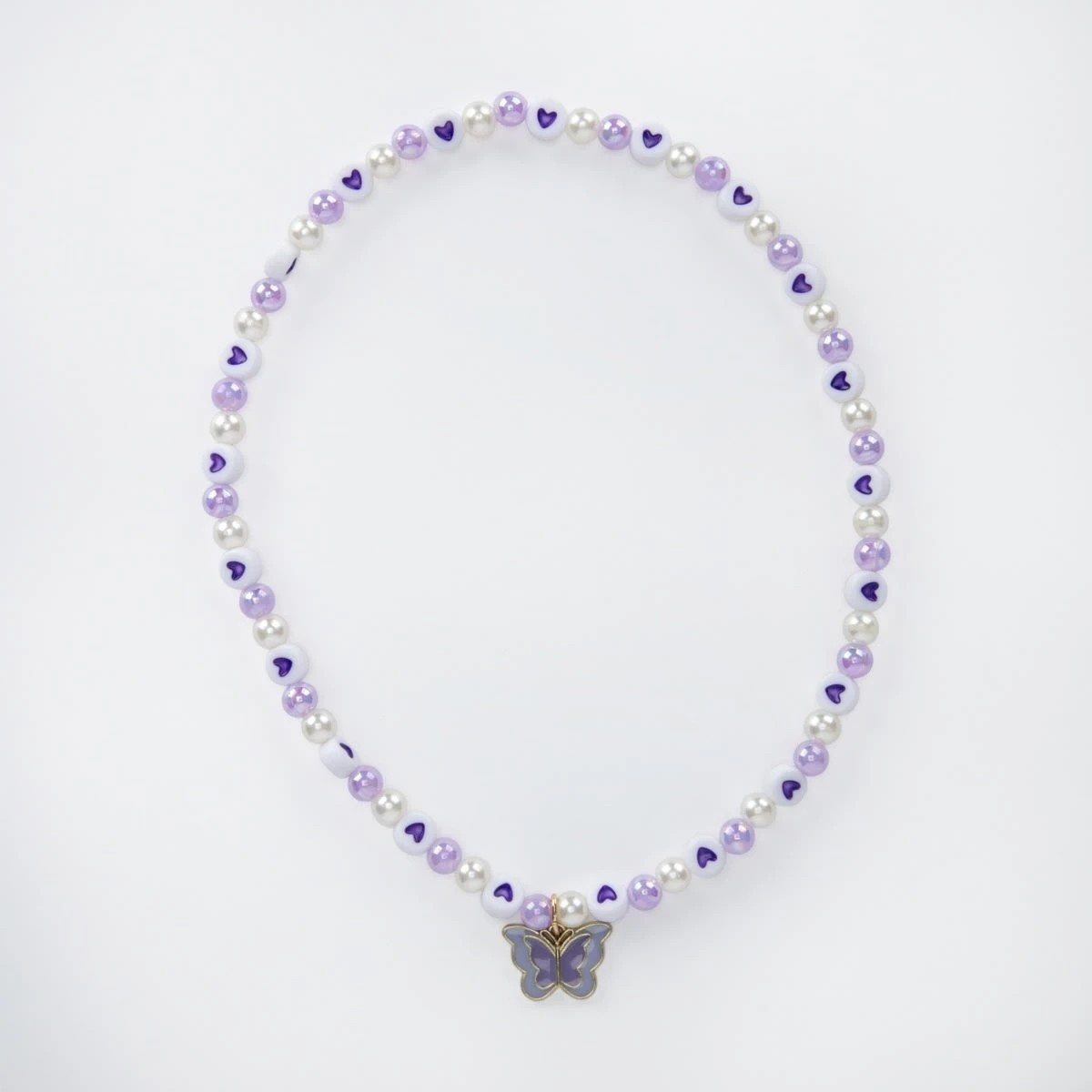 1 Butterfly Necklace - Purple, 1 of 3