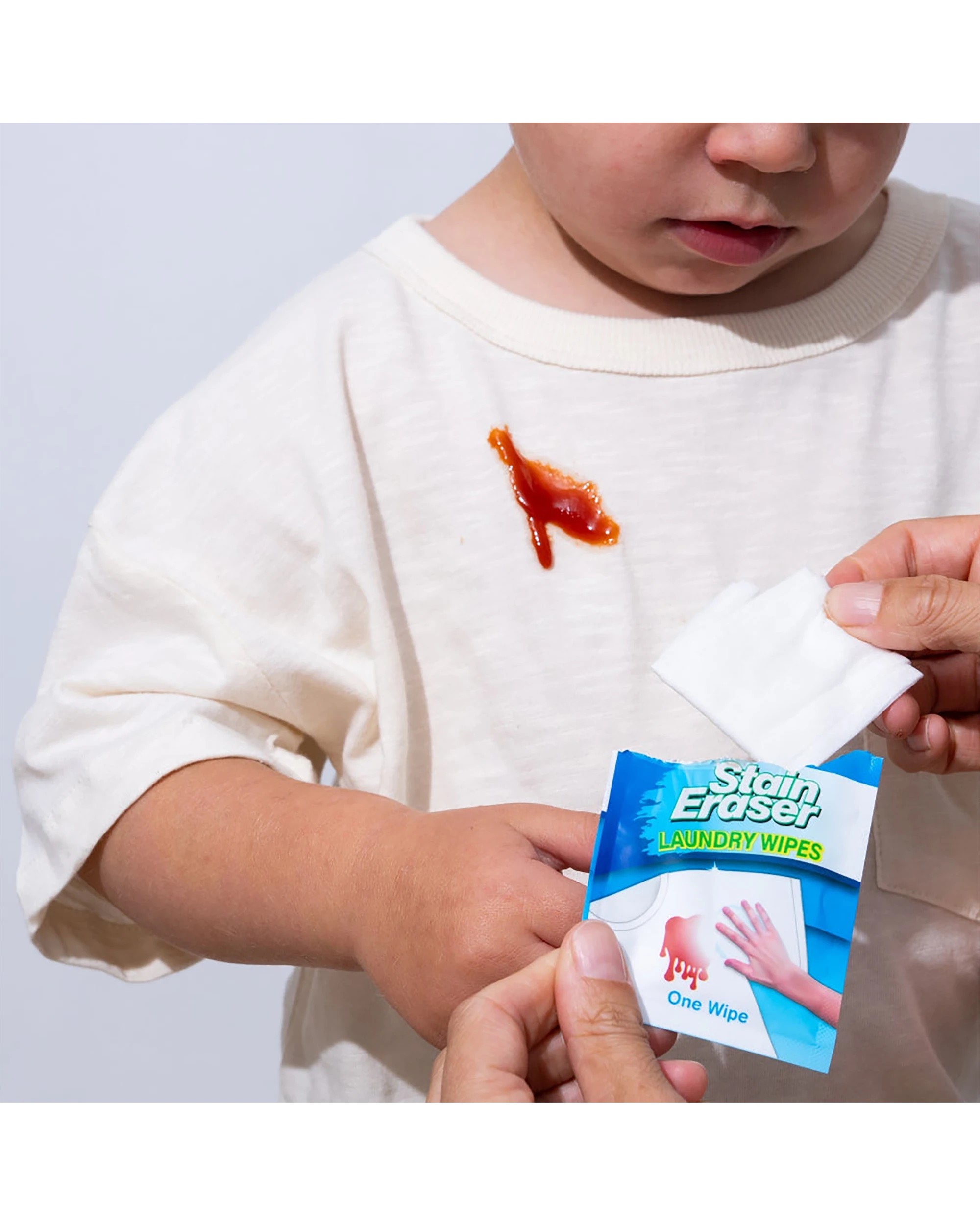 1 Ecodev Stain Eraser Laundry Wipes Bleach Fabric Safe 20pc, 1 of 4