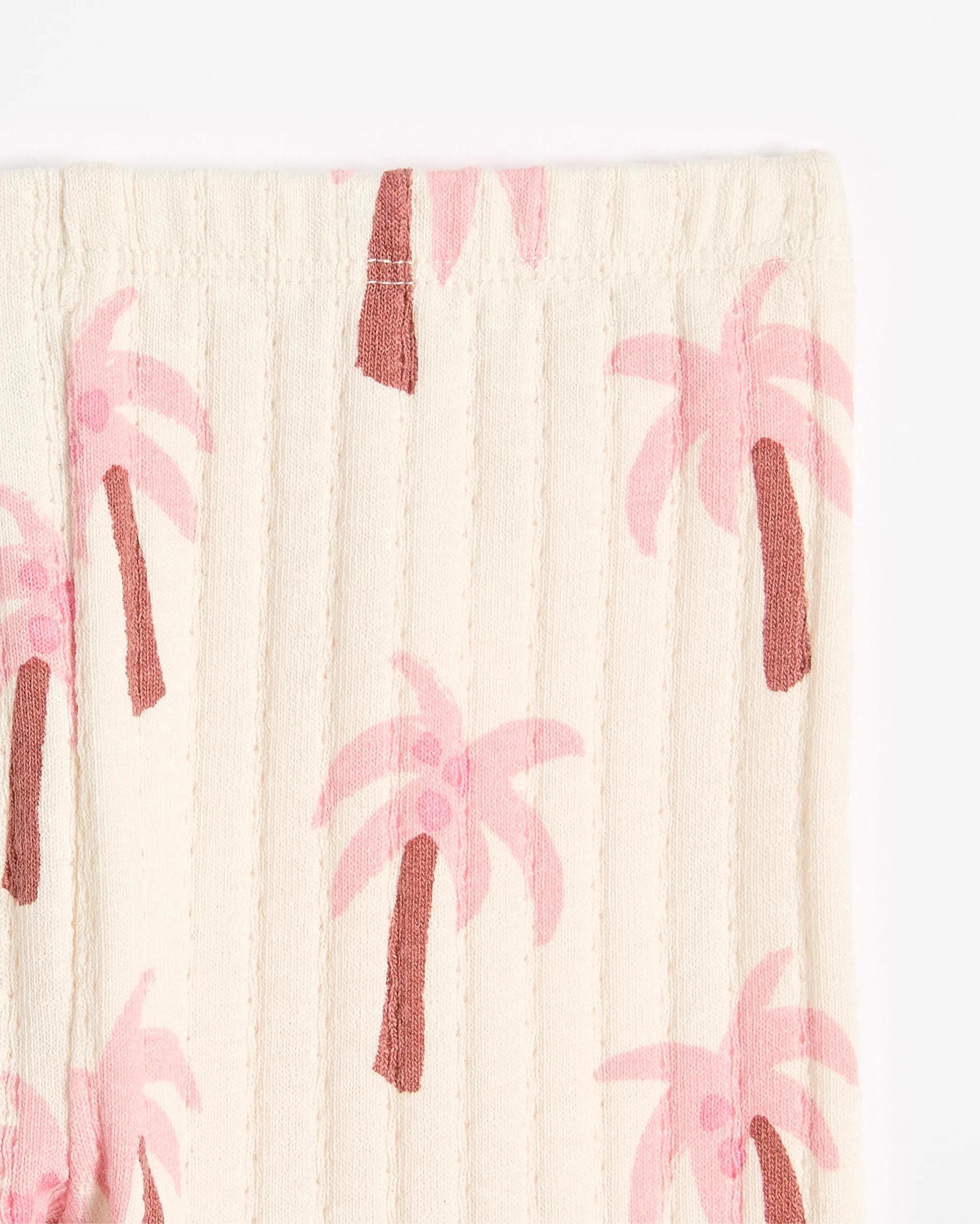 2 Target Baby Pointelle Rib Bike Shorts PINEAPPLE TREE, 2 of 3