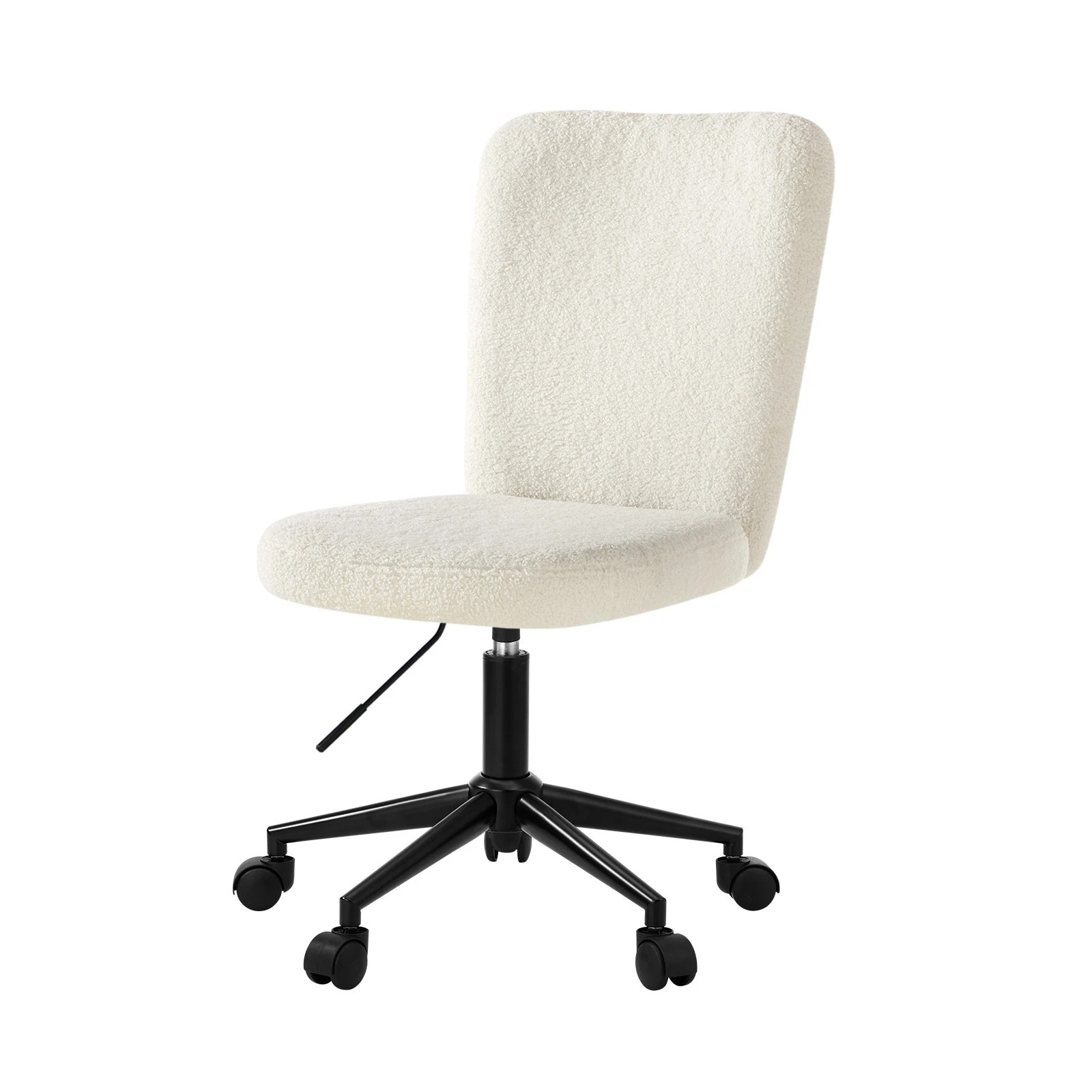 1 Oikiture High Back Armless Home Office Chair Boucle
 - Multi, 1 of 10