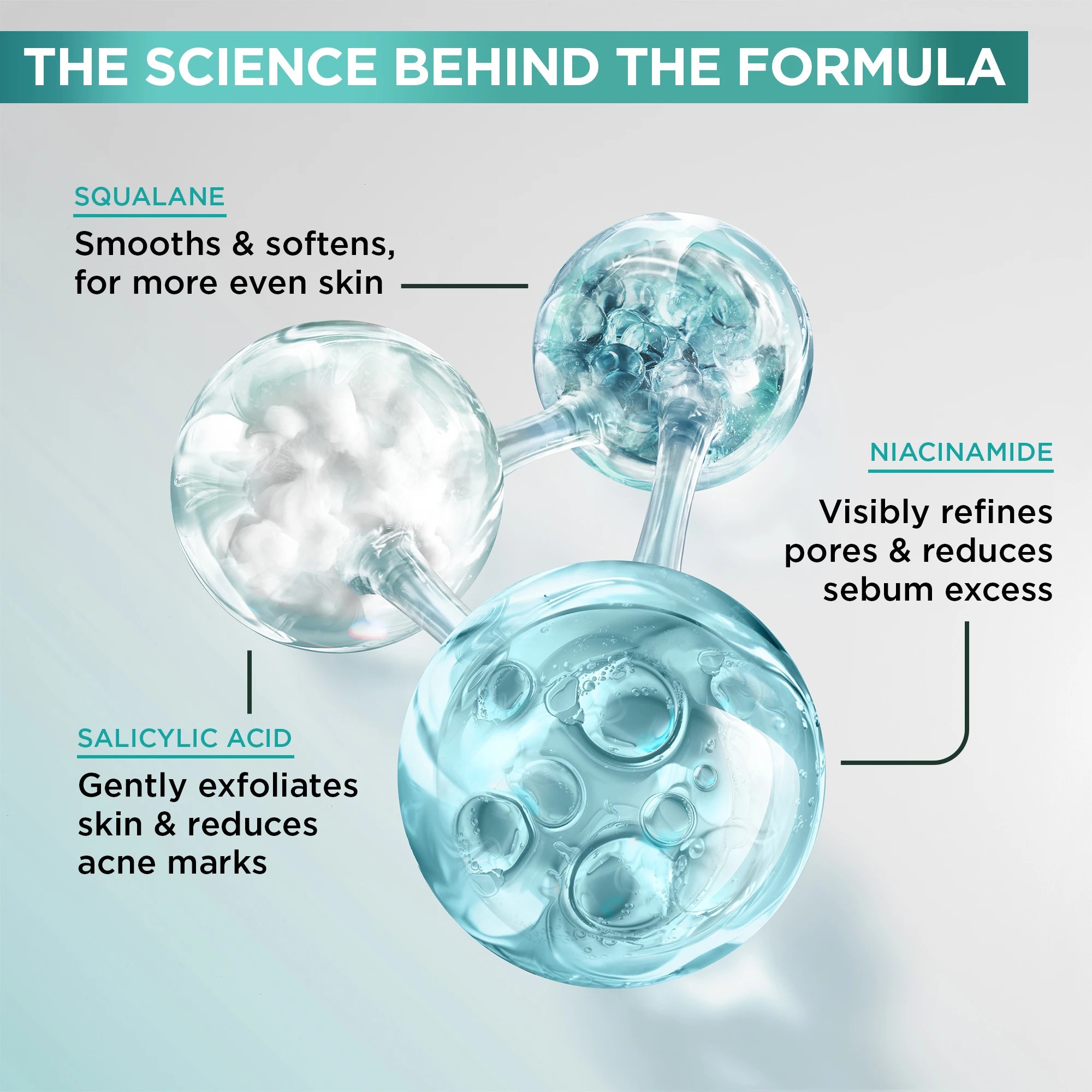 3 Garnier PureActive Salicylic Exfoliating Liquid Care 120ml - 7% Niacinamide, Squalane, AHA and Salicylic Acid, 3 of 6