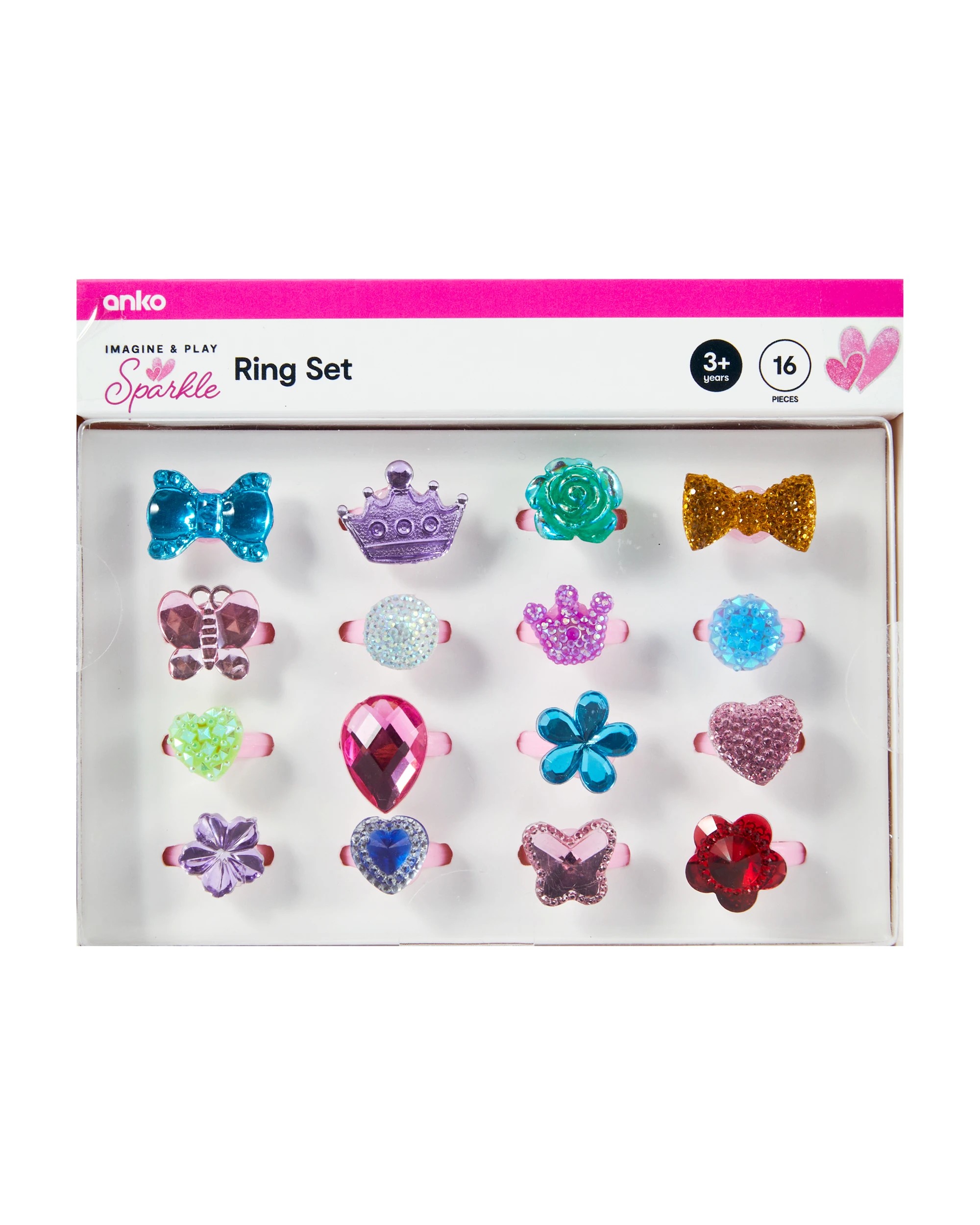 3 16 Piece Sparkle Ring Set, 3 of 3