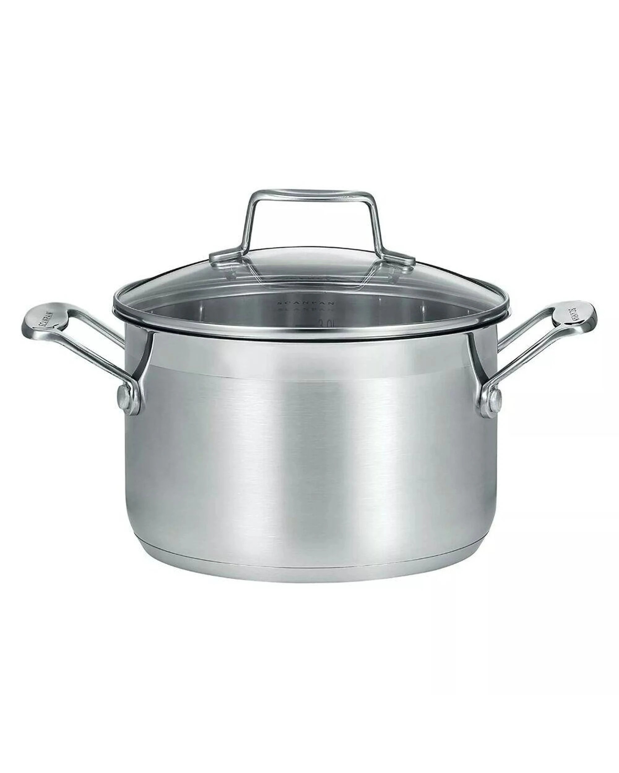 3 Scanpan Impact Stainless Steel Casserole with Lid 24cm  4.8L, 3 of 4