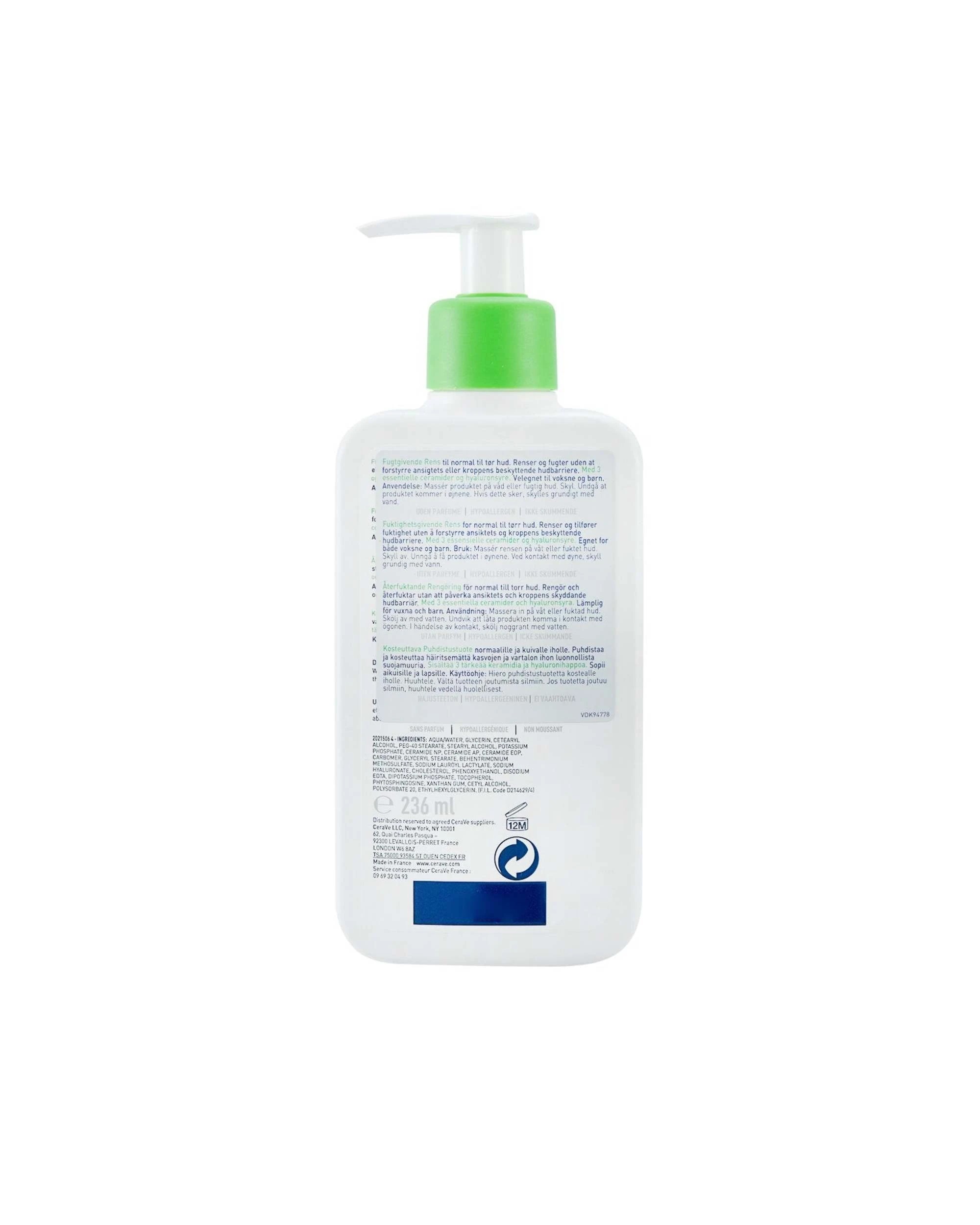 3 CeraVe Hydrating Cleanser For Normal to Dry Skin (With Pump)  236ml/8oz, 3 of 3