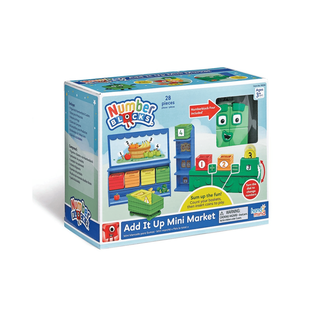 1 Hand2Mind Numberblocks Add It Up Mini Market Figure Playset, 1 of 3